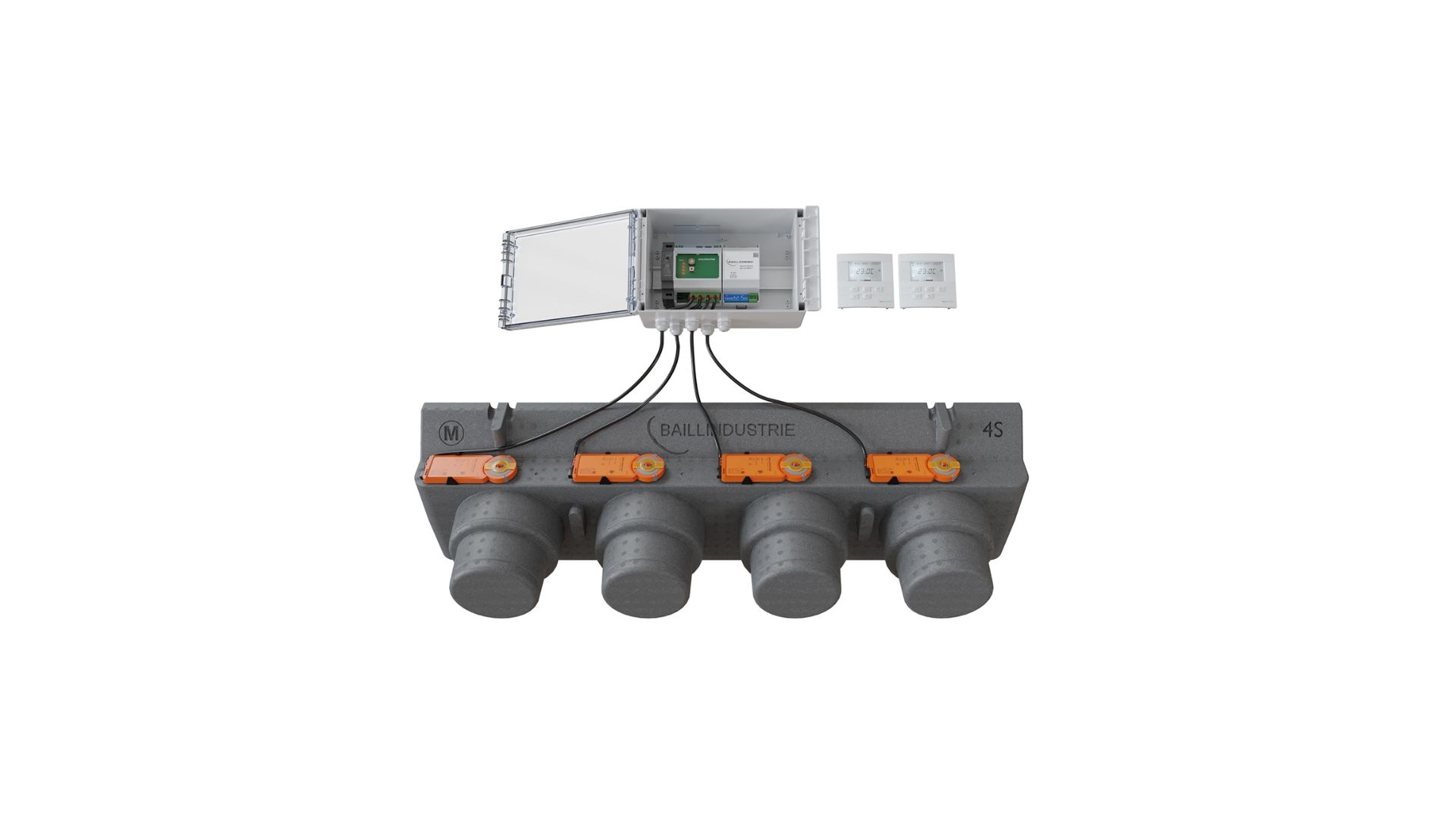 Régulation BAILLZONING - PACK DE REGULATION à 2 ZONES - BAILLINDUSTRIE