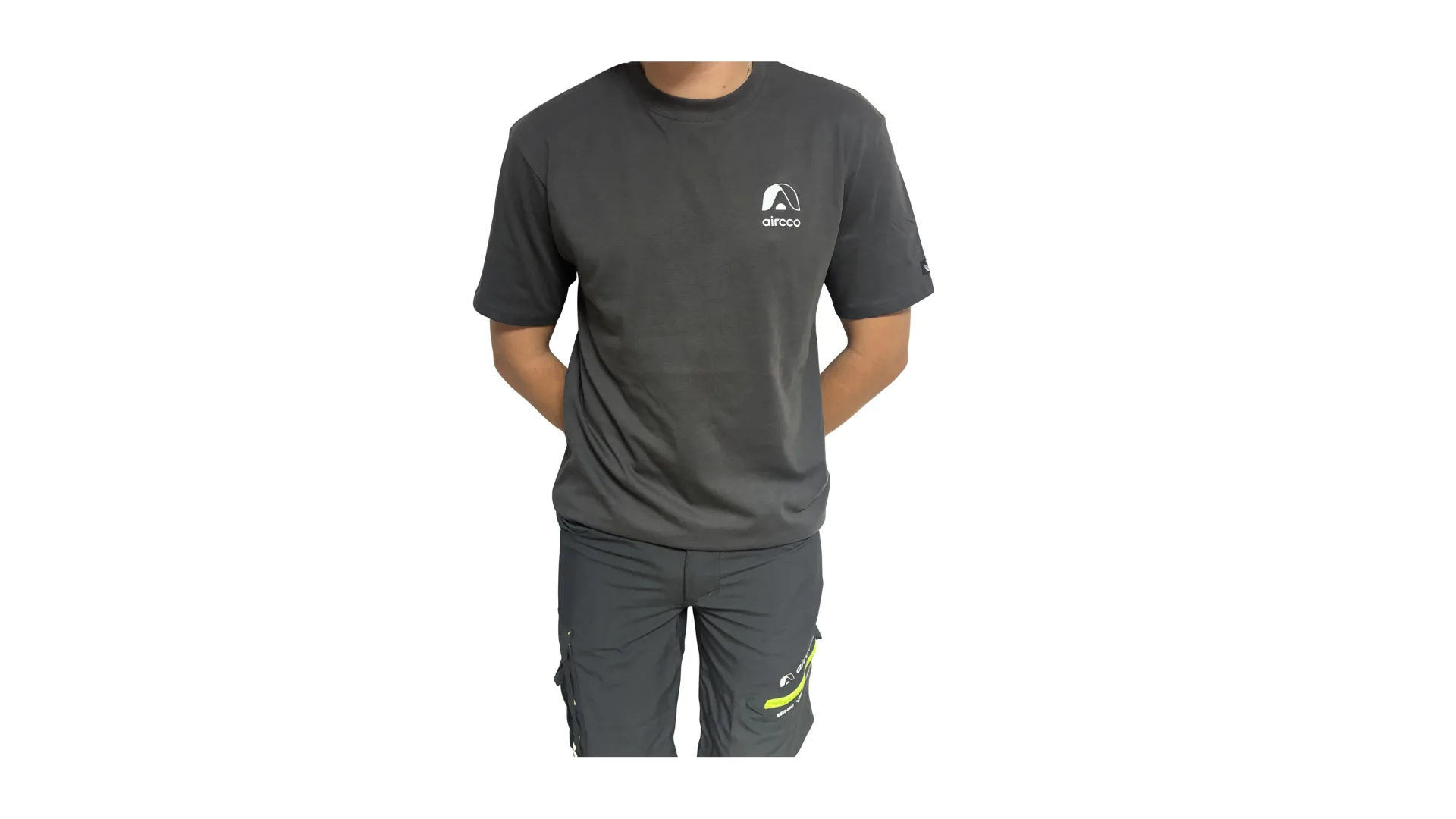 T-shirt manches courtes de travail couleur gris XL