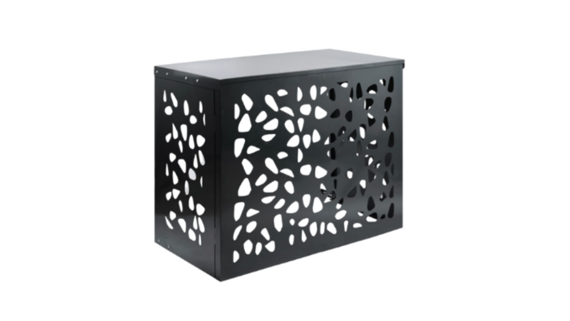 Cache climatisation acier gris - Taille M