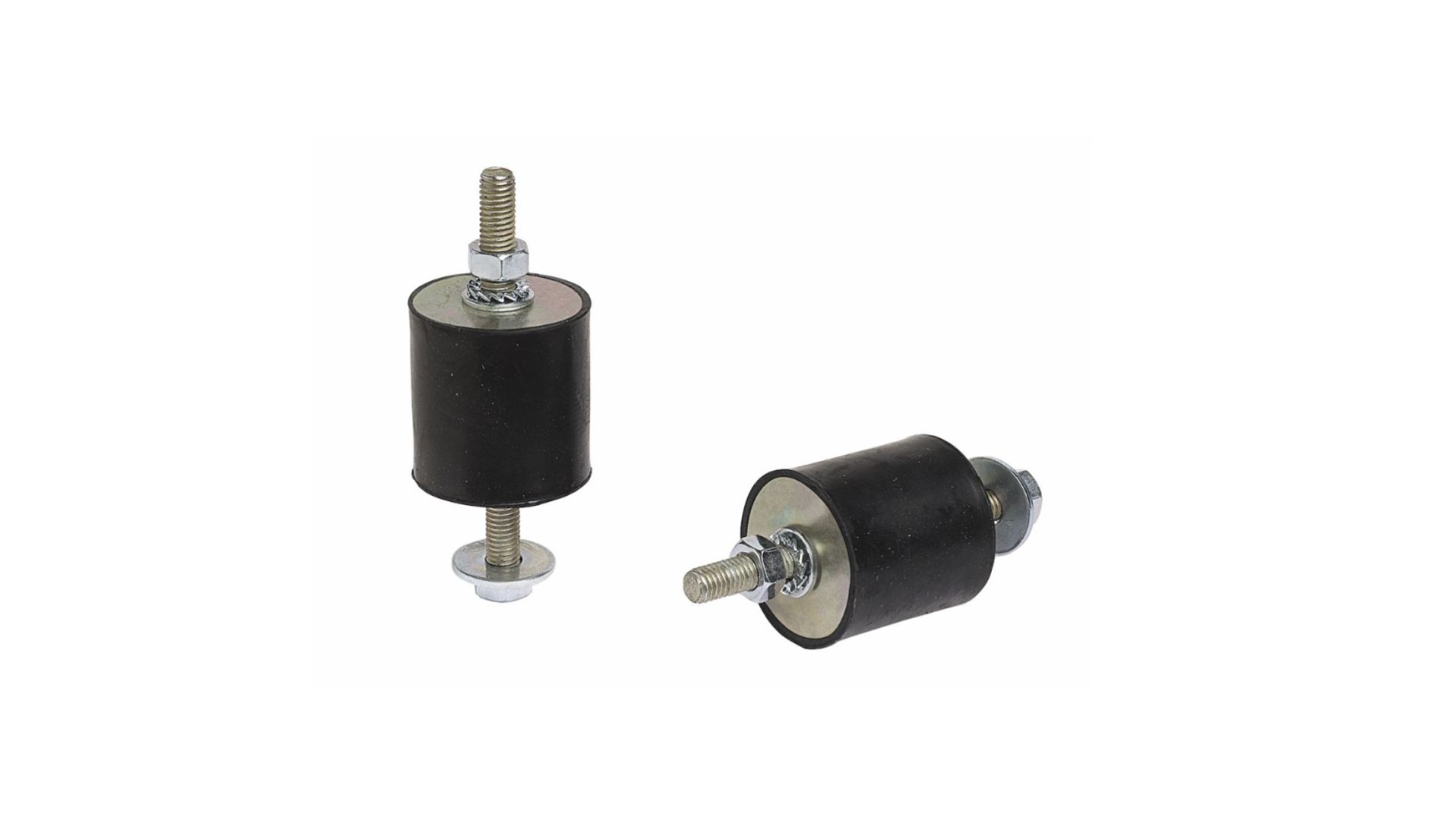 Amortisseurs cylindriques M8 40x40mm 80kg/amort (sachet x4) - VECAMCO