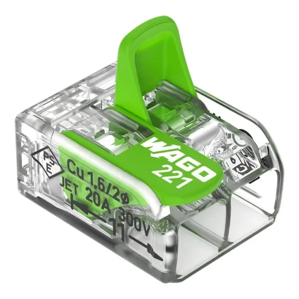 Borne de raccordement compact 2 conducteurs (100p) - WAGO