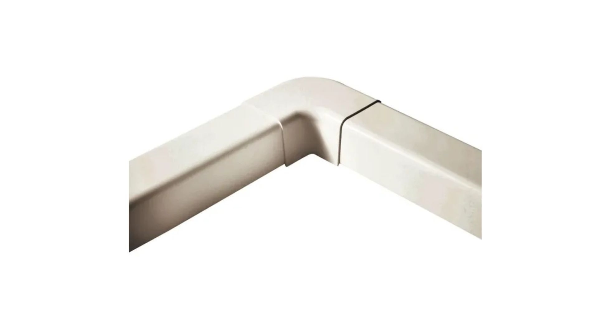 Angle plat 80x60mm Ivoire (8 pcs) - IMPERIALE