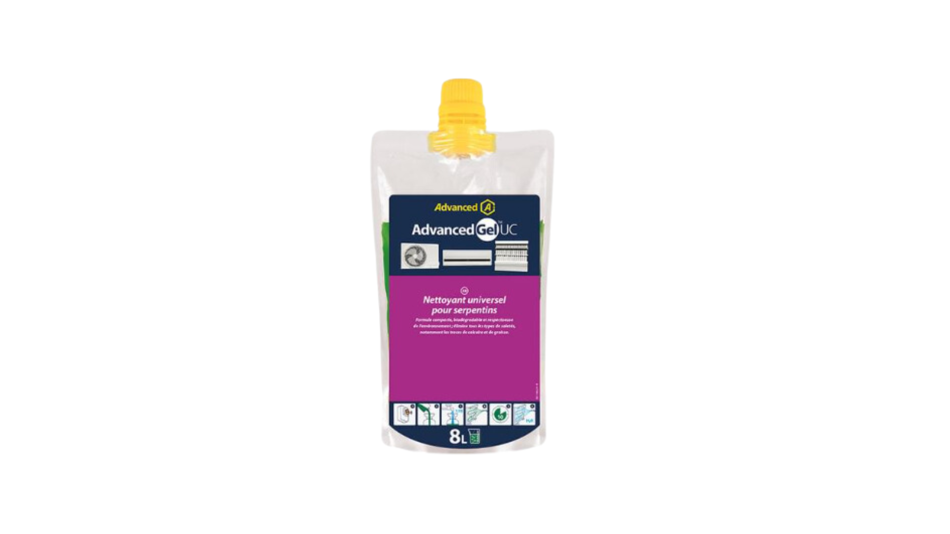 Nettoyant universel pour serpentins AdvancedGel UC 490ml