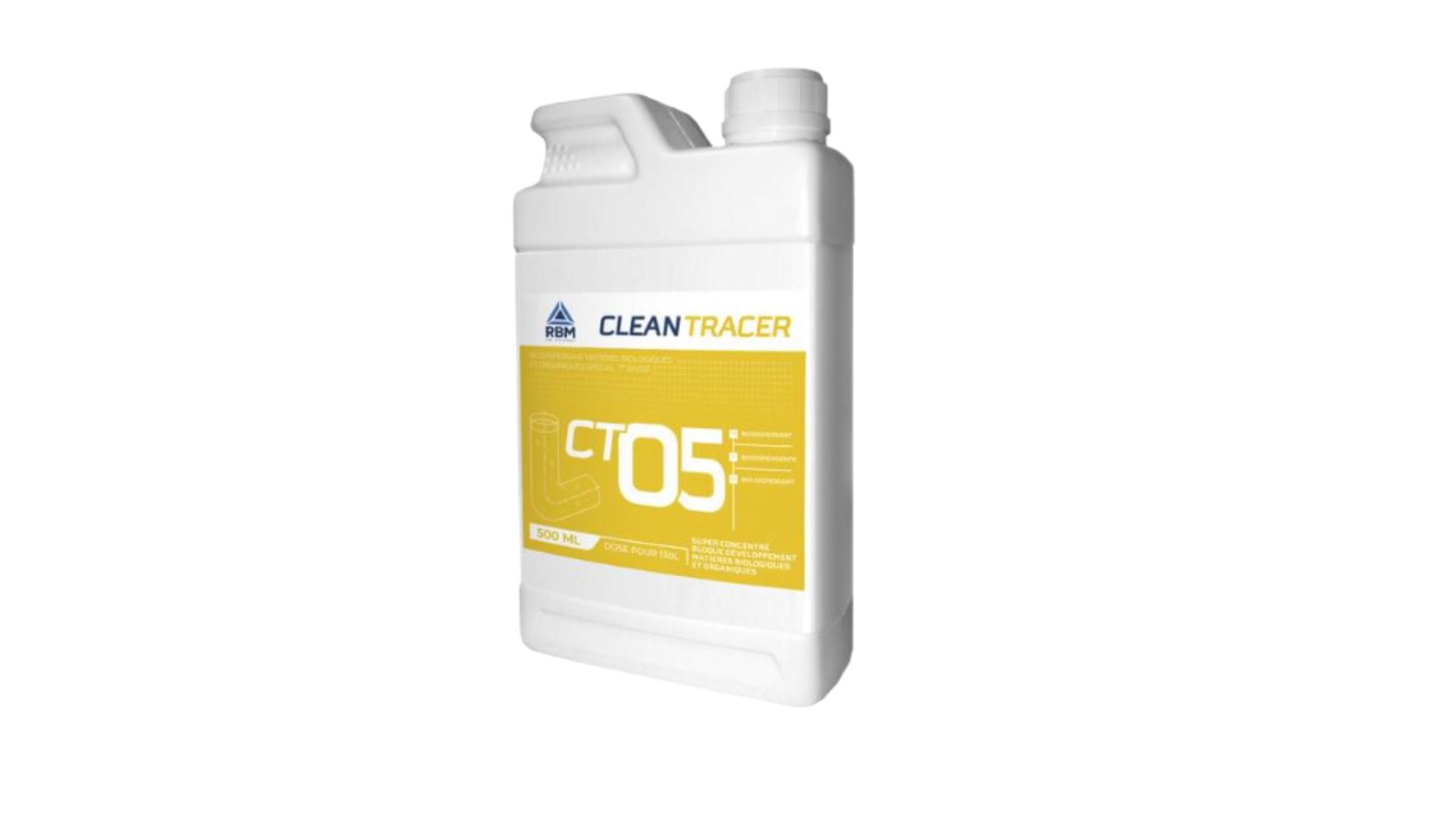 RBM - Clean Tracer CT05 Bio dispersant / Nettoyant réseaux, tuyauterie, canalisation