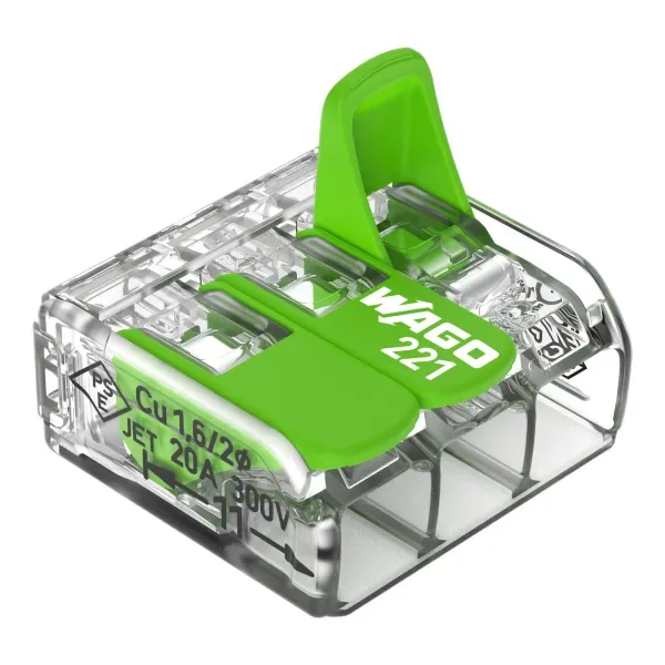 Borne de raccordement compact 3 conducteurs (50p) - WAGO