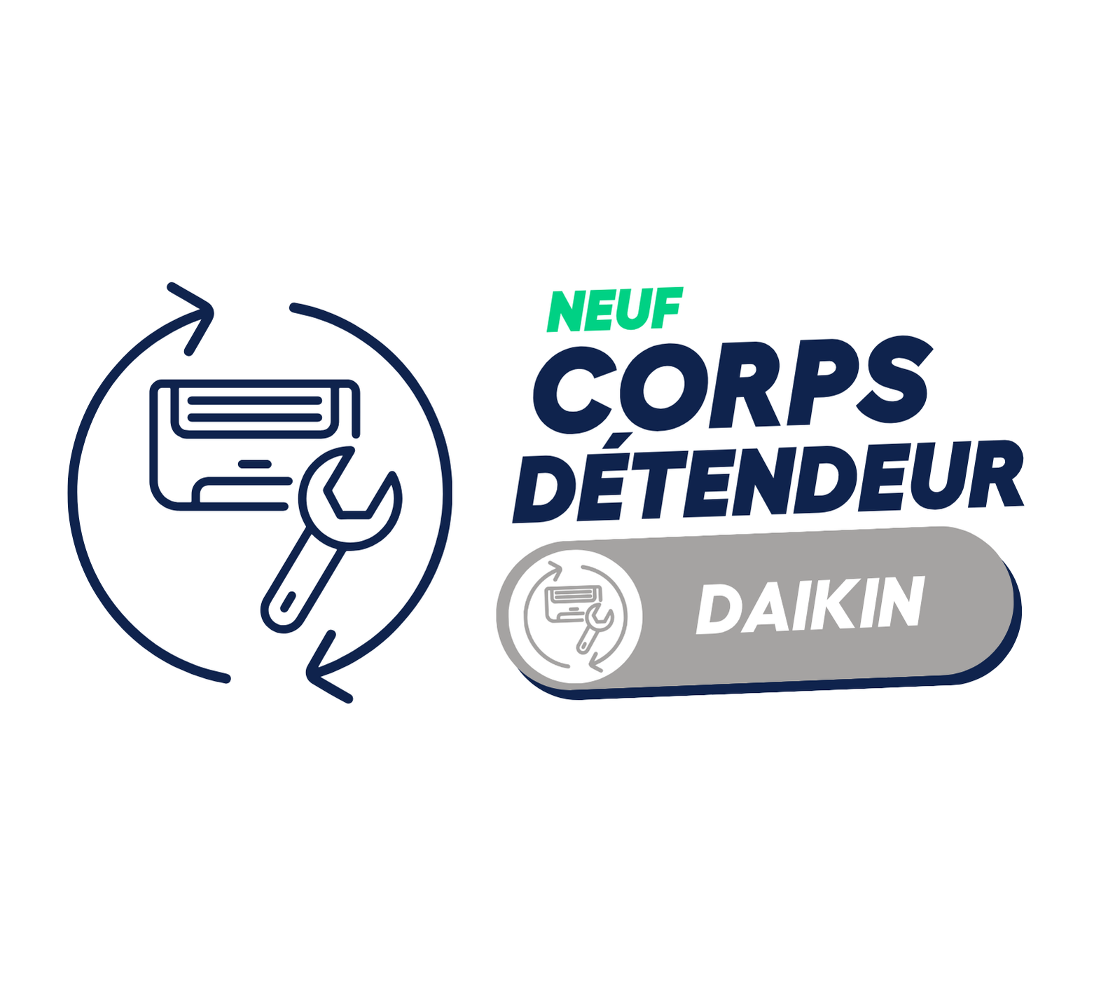 Corps détendeur pour 3MXS52E3V1B / 4MXS80E7V3B DAIKIN