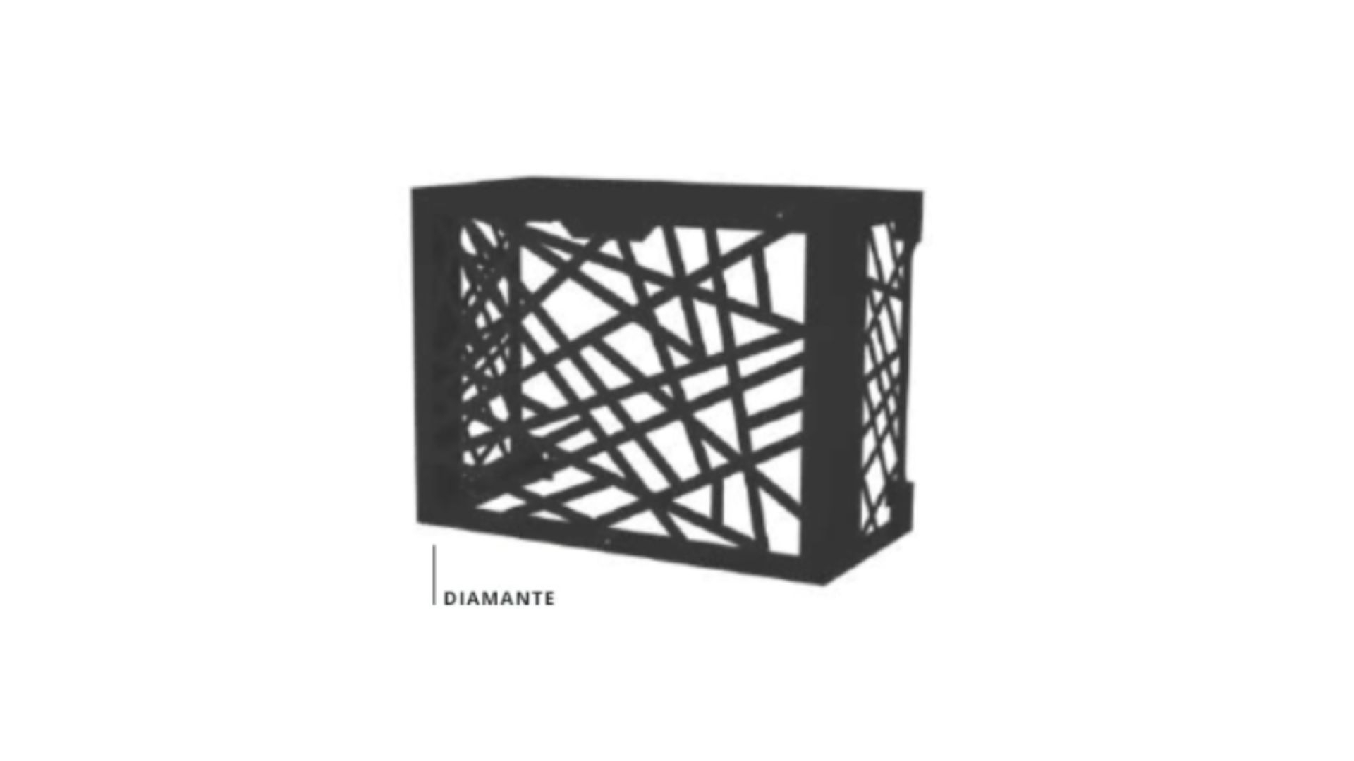 Cache clim acier galvanisé model Diamante Taille S - noir - ASPEN PUMPS