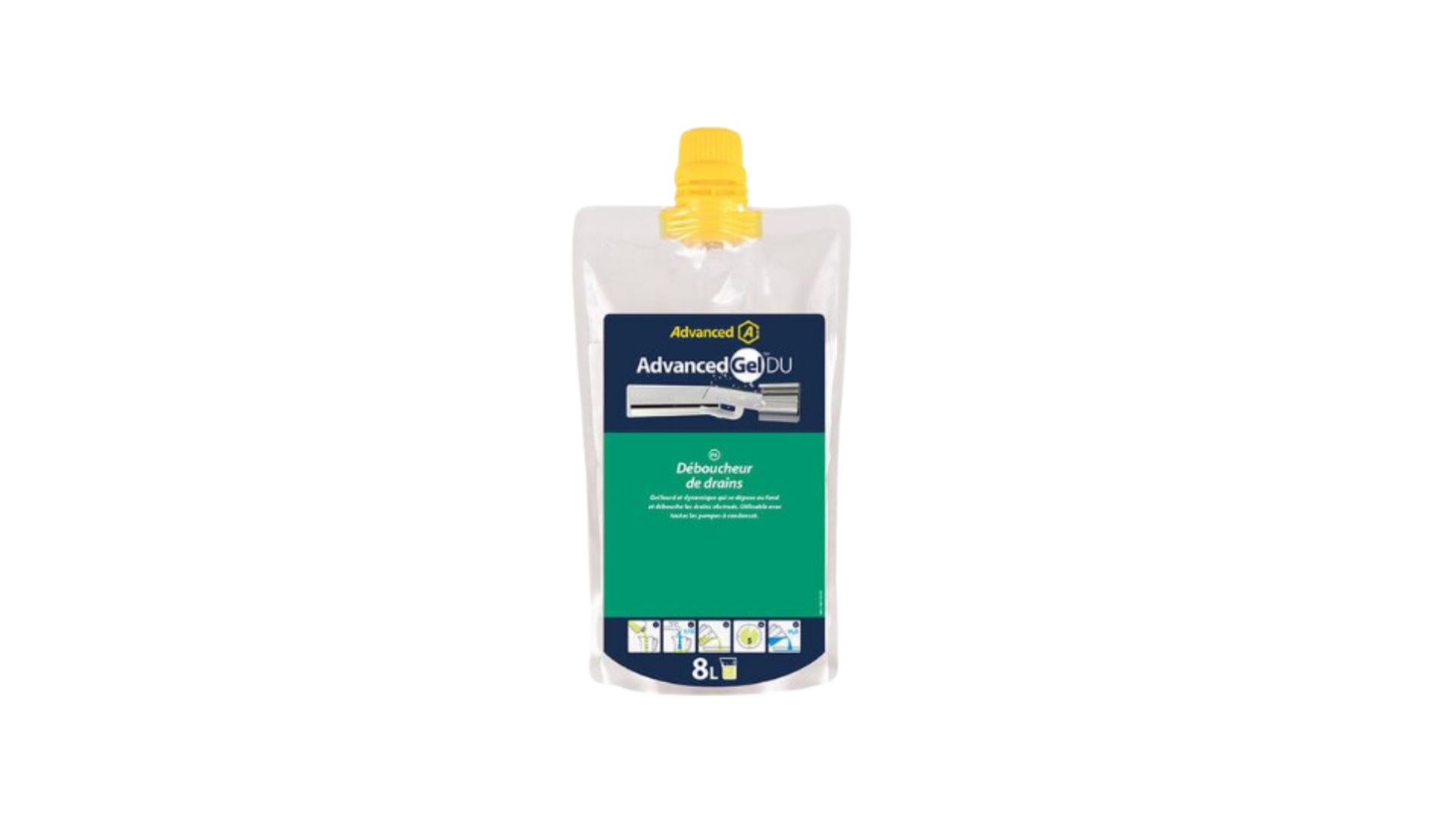 Nettoyant déboucheur de drains AdvancedGel DU 490ml - ADVANCED
