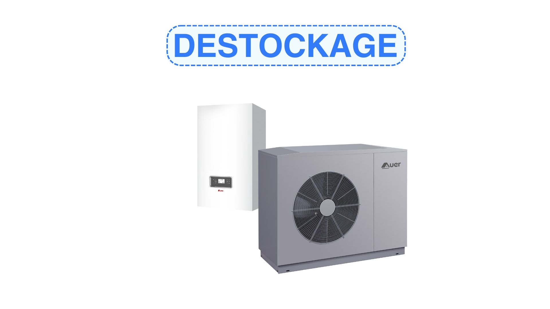 Intuis Thermodynamique - PAC Air/Eau HTi70 14kW monophasé + Pilote Primo, monobloc, Hte T°C - R290 - INTUIS