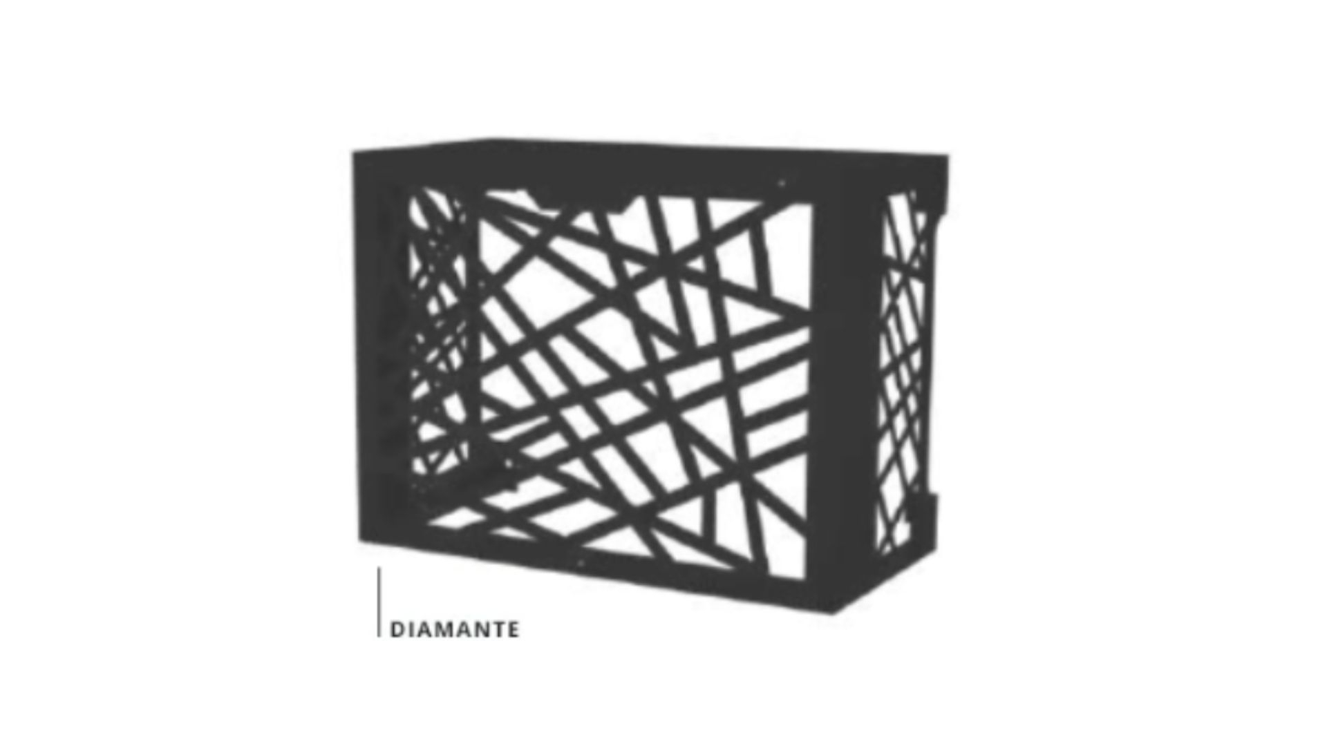 Cache clim acier galvanisé model Diamante Taille M - noir - ASPEN PUMPS