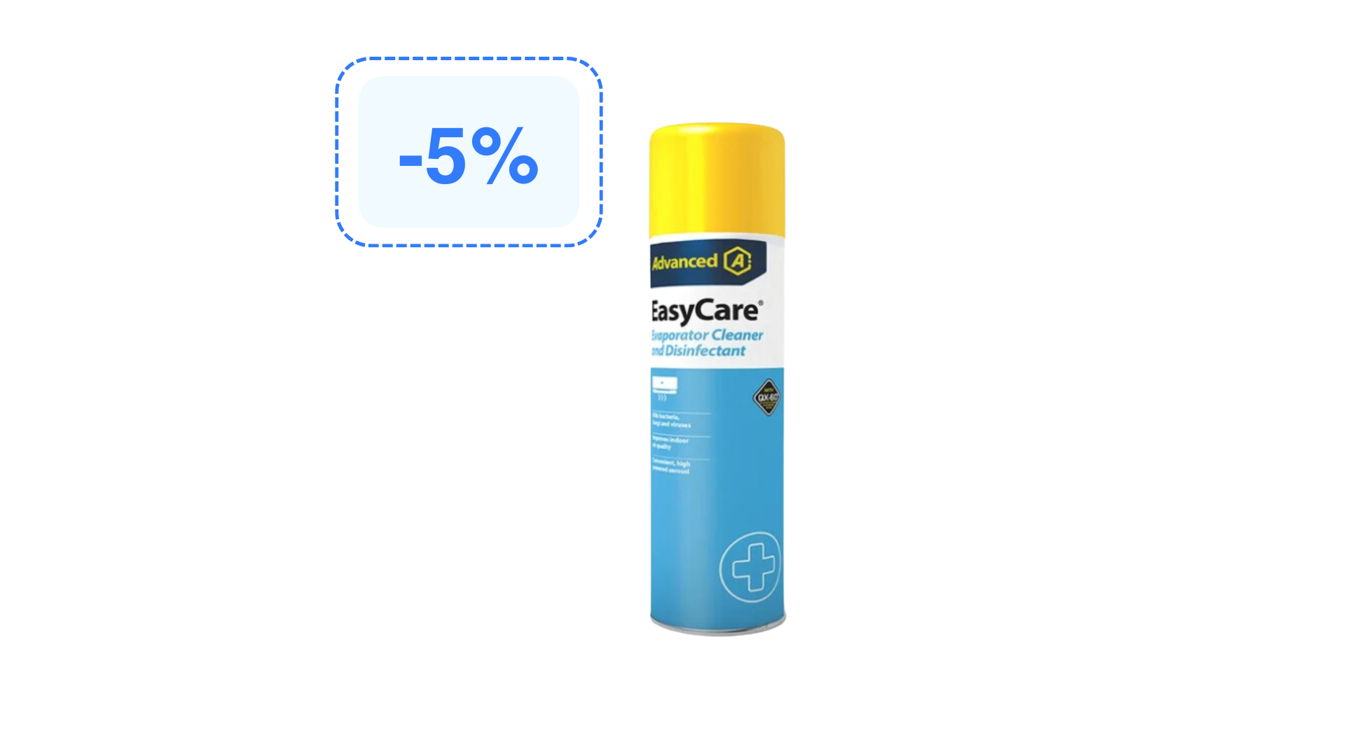EasyCare 600ml nettoyant et désinfectant pour évaporateurs - ADVANCED