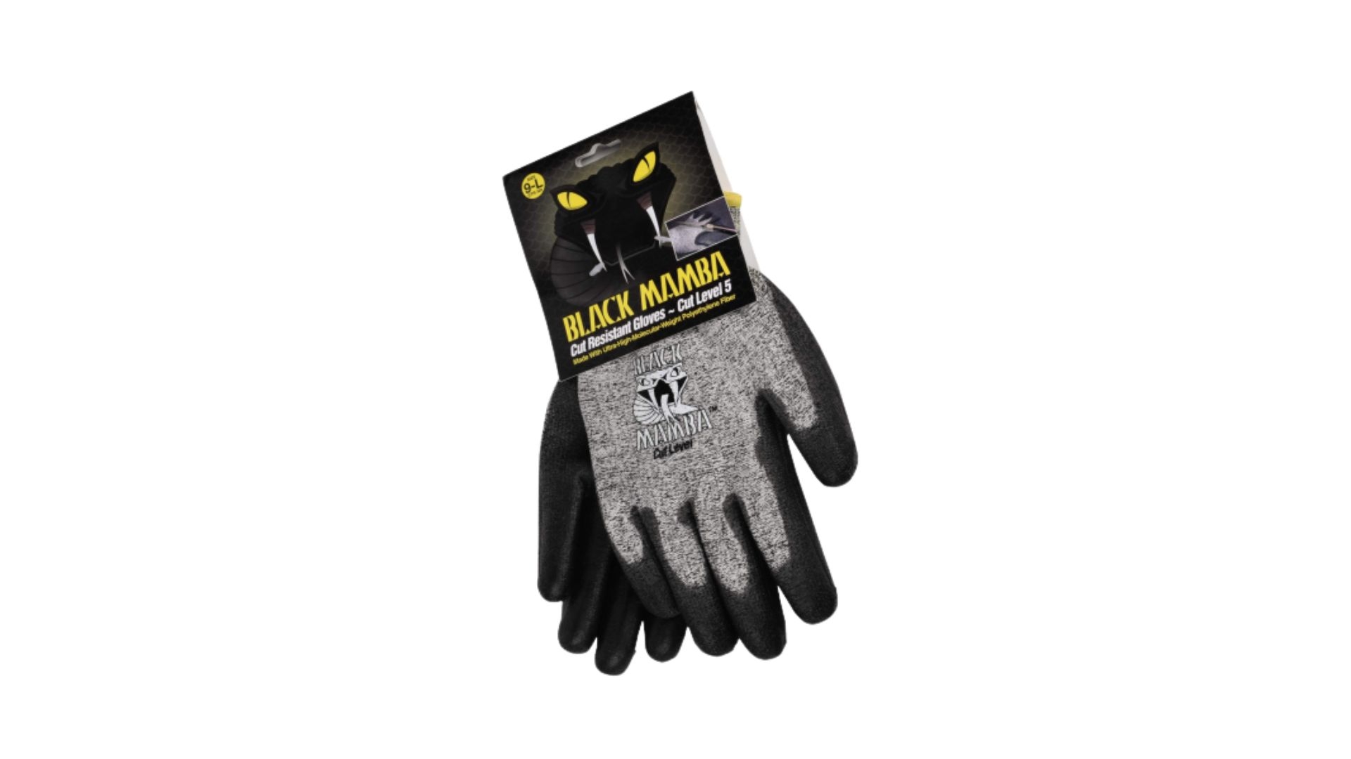 Paire gants anti-coupure taille L / CT5-120 - BLACKMAMBA