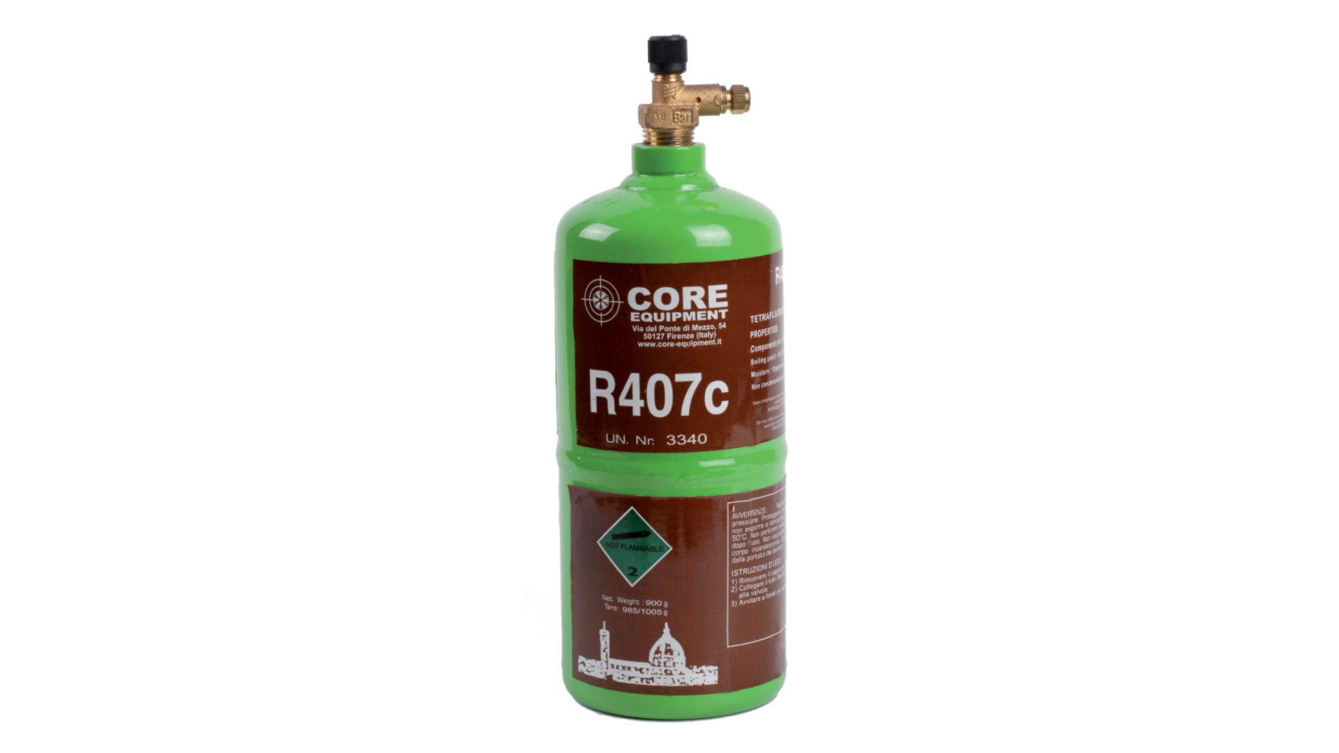 Bouteille réfrig. R407C 900 GR