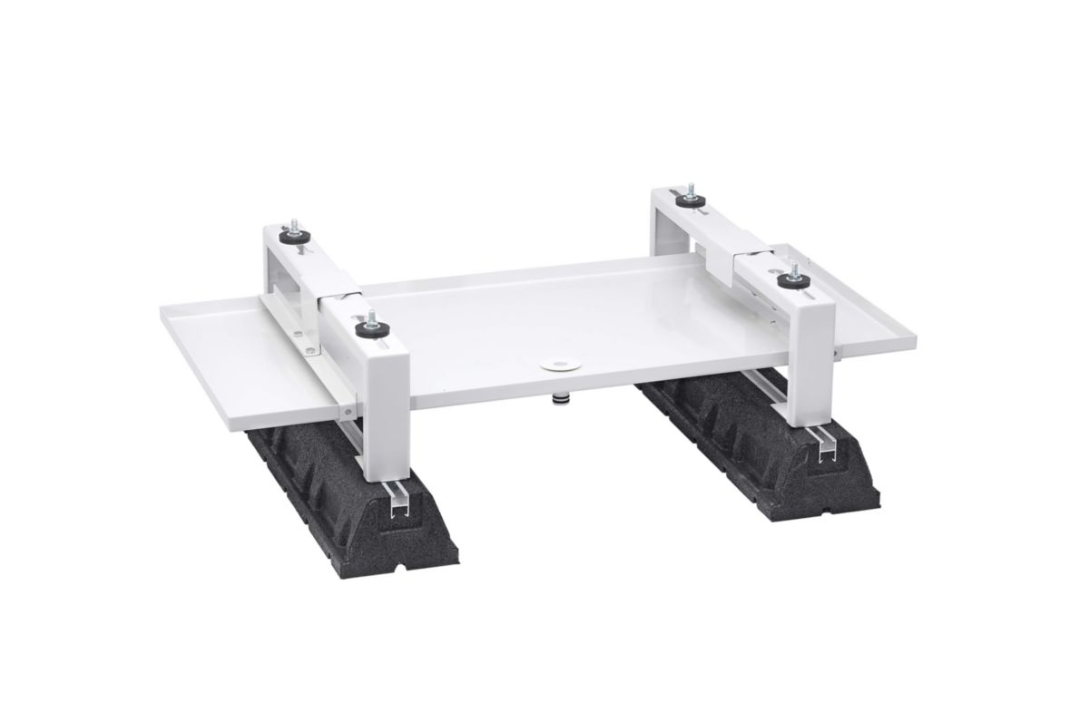 Kit Support Pompe à Chaleur Hmin250/280xW500mm Blanc - 2 EMME CLIMA