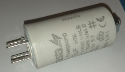 Condensateur Demarrage 6µf 450V 50/60Hz Type CBB60 Avec Une Température De Fonctionnement De -40