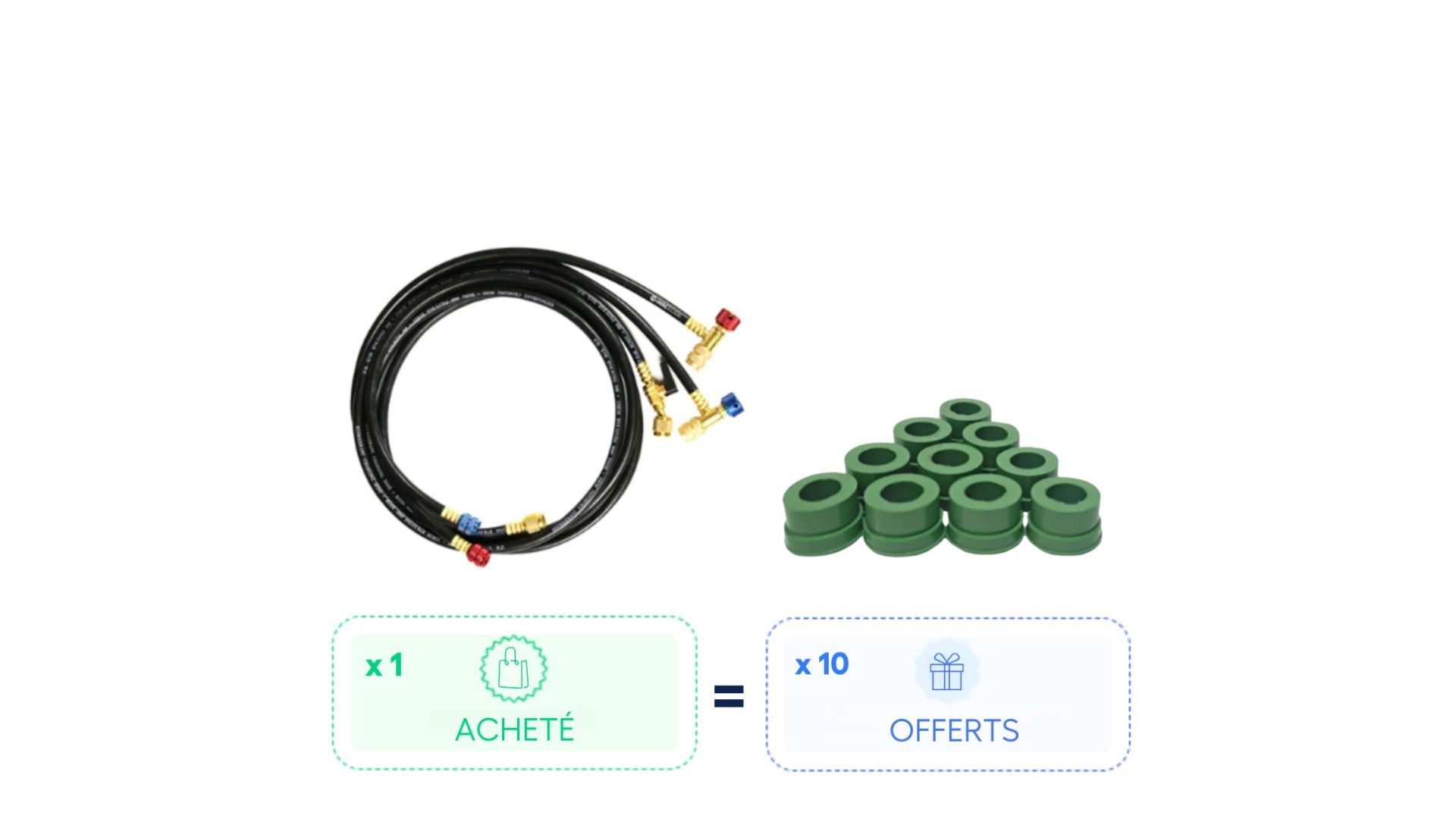 Pack : 1 Flexible charge Safeseal JAV-1072 acheté = 10 Joints JAV-1276 OFFERTS