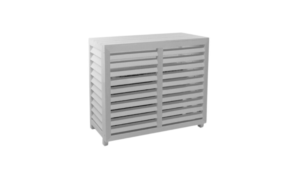 Cache climatisation composite Taille XL blanc