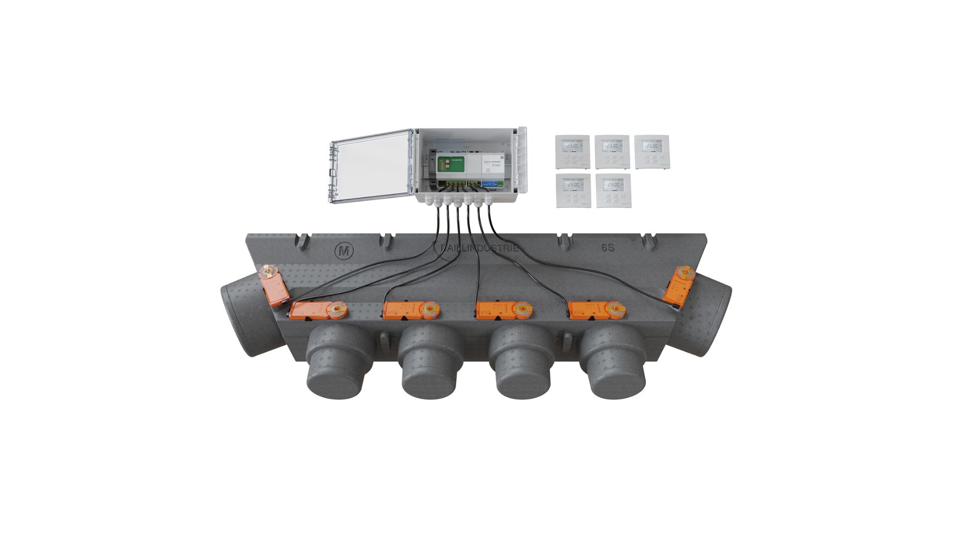 Régulation BAILLZONING - PACK DE REGULATION à 5 ZONES - BAILLINDUSTRIE