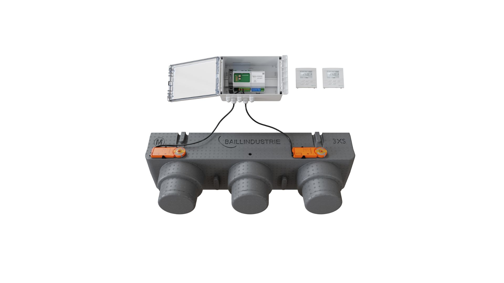 Régulation BAILLZONING - PACK DE REGULATION à 2 ZONES - BAILLINDUSTRIE