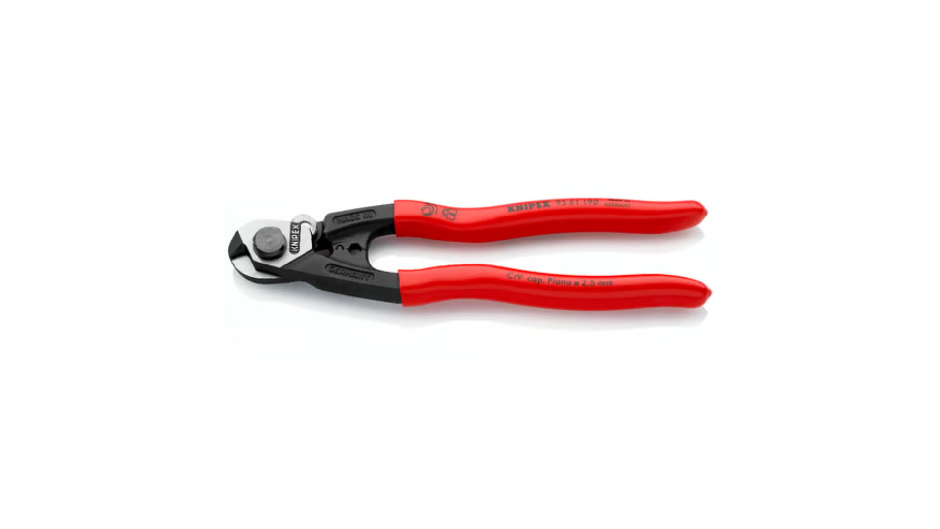 Coupe-câbles forgé gainées en plastique polie - KNIPEX