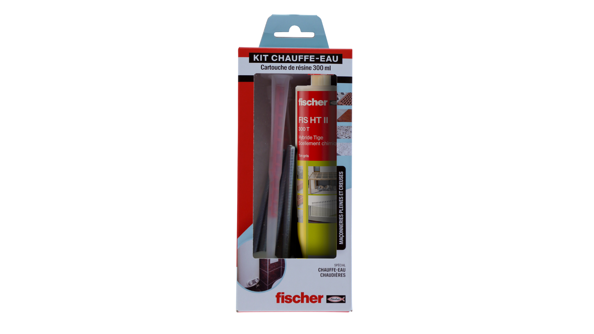 Kit scellement chauffe eau 300 ml - FISCHER