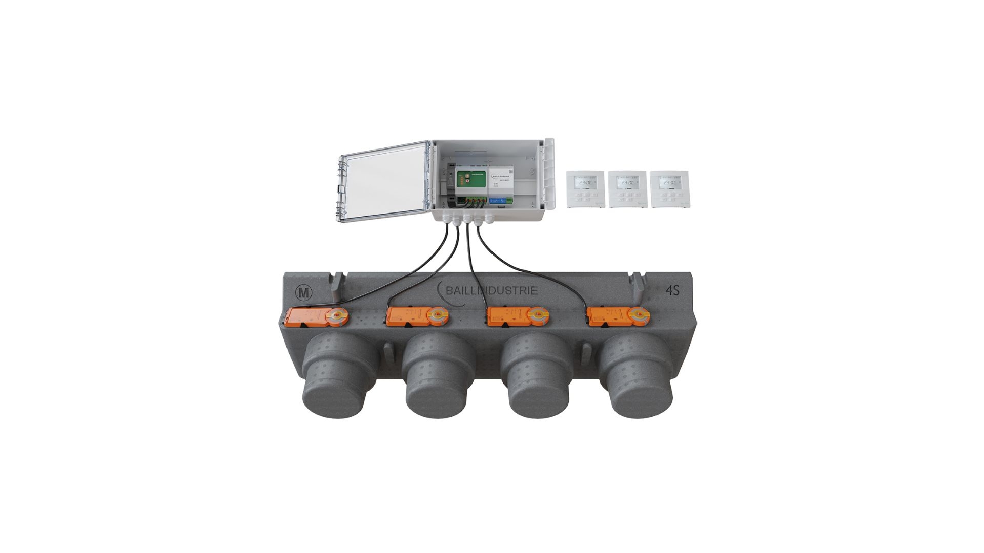 Régulation BAILLZONING - PACK DE REGULATION à 3 ZONES - BAILLINDUSTRIE