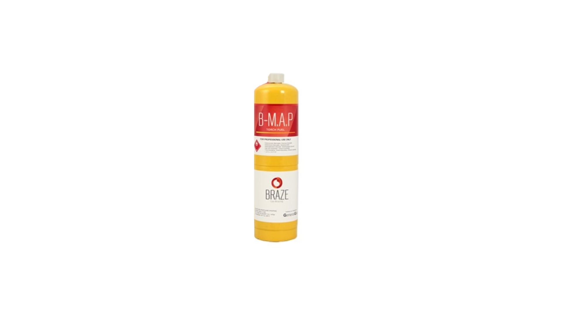 Bouteille de gaz de brasure B-MAP à usage unique et recyclable - 1 Litre - TEDDINGTON