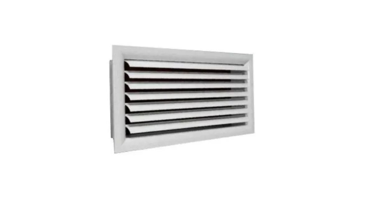 Grille de soufflage à lames courbes 300x150 mm