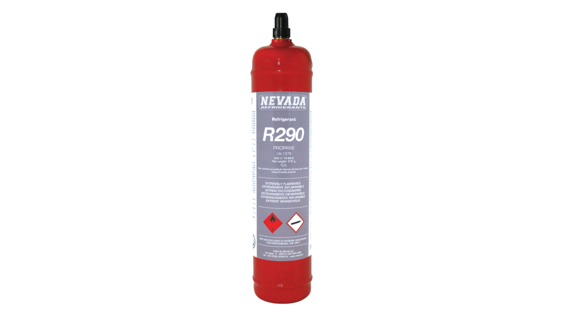 Bouteille refrig. R290 370gr