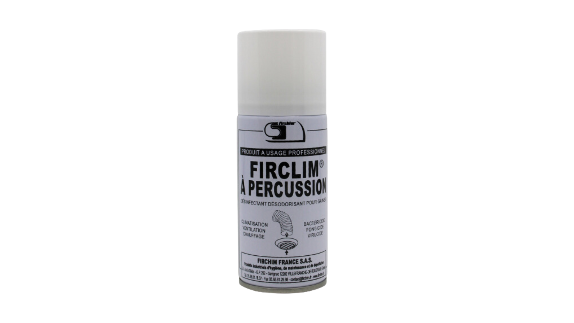 FIRCLIM à percussion nettoyant pour gainable & VMC - Firchim