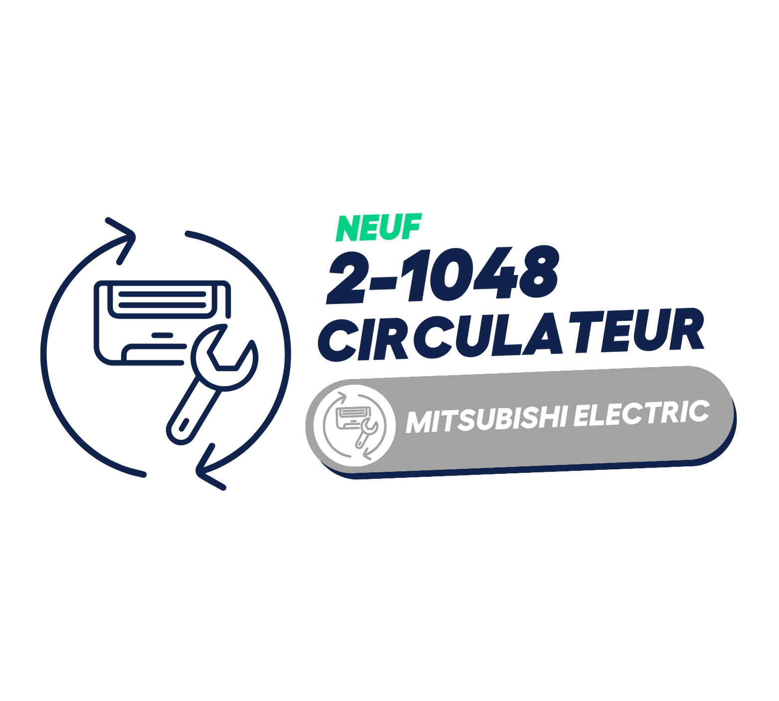 MITSUBISHI ELECTRIC - 2-1048 CIRCULATEUR pour EHSY-VE5 / EHPX-VE5 (neuf)