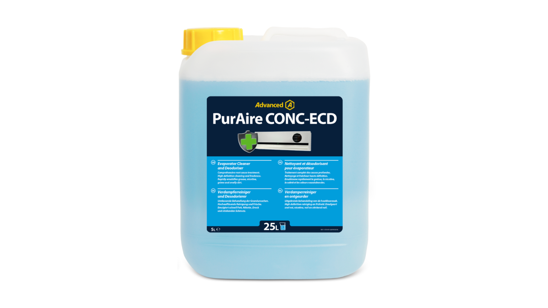 Nettoyant évaporateur PurAire sans rinçage 5L - ADVANCED