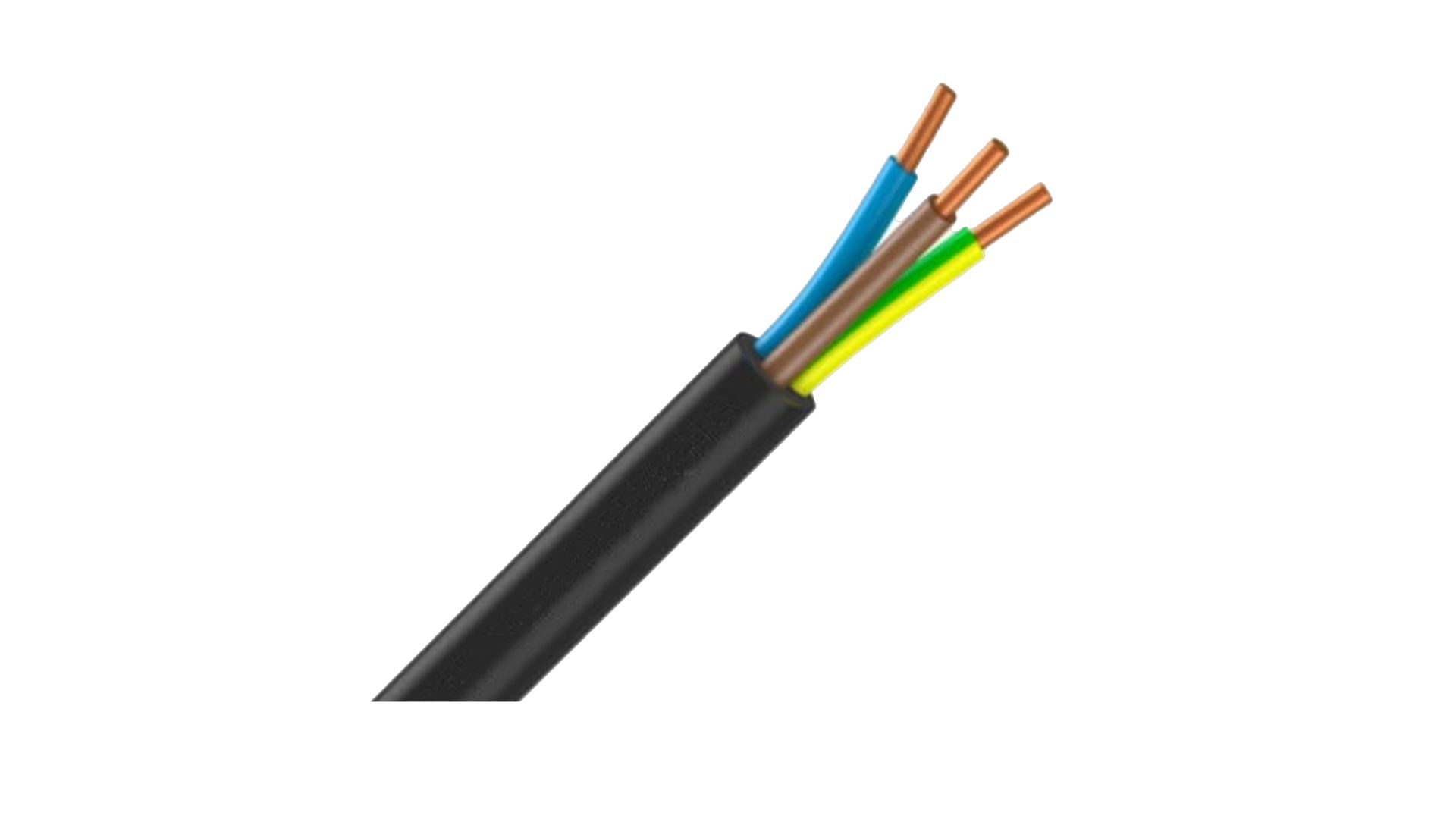 Câble électrique 3G1,5 couronne de 50m