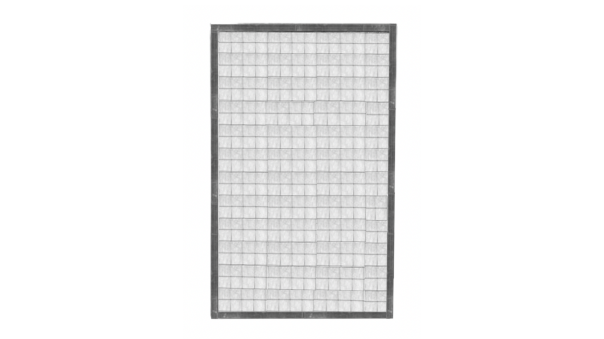 Porte filtre + filtre pour grille de reprise 625x400