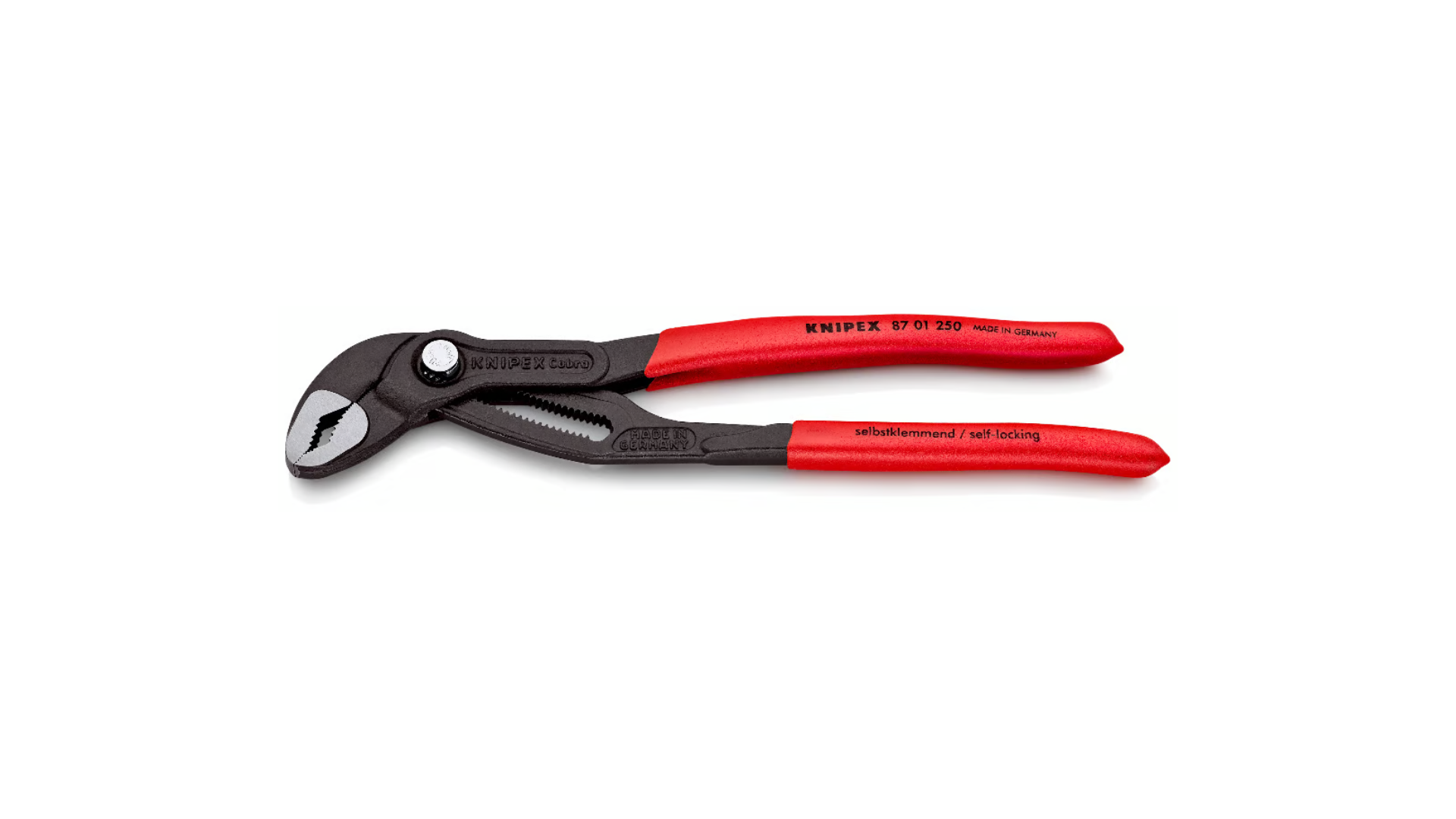 Pince multiprise de pointe gaines PVC anti-dérapantes Cobra 250mm - KNIPEX