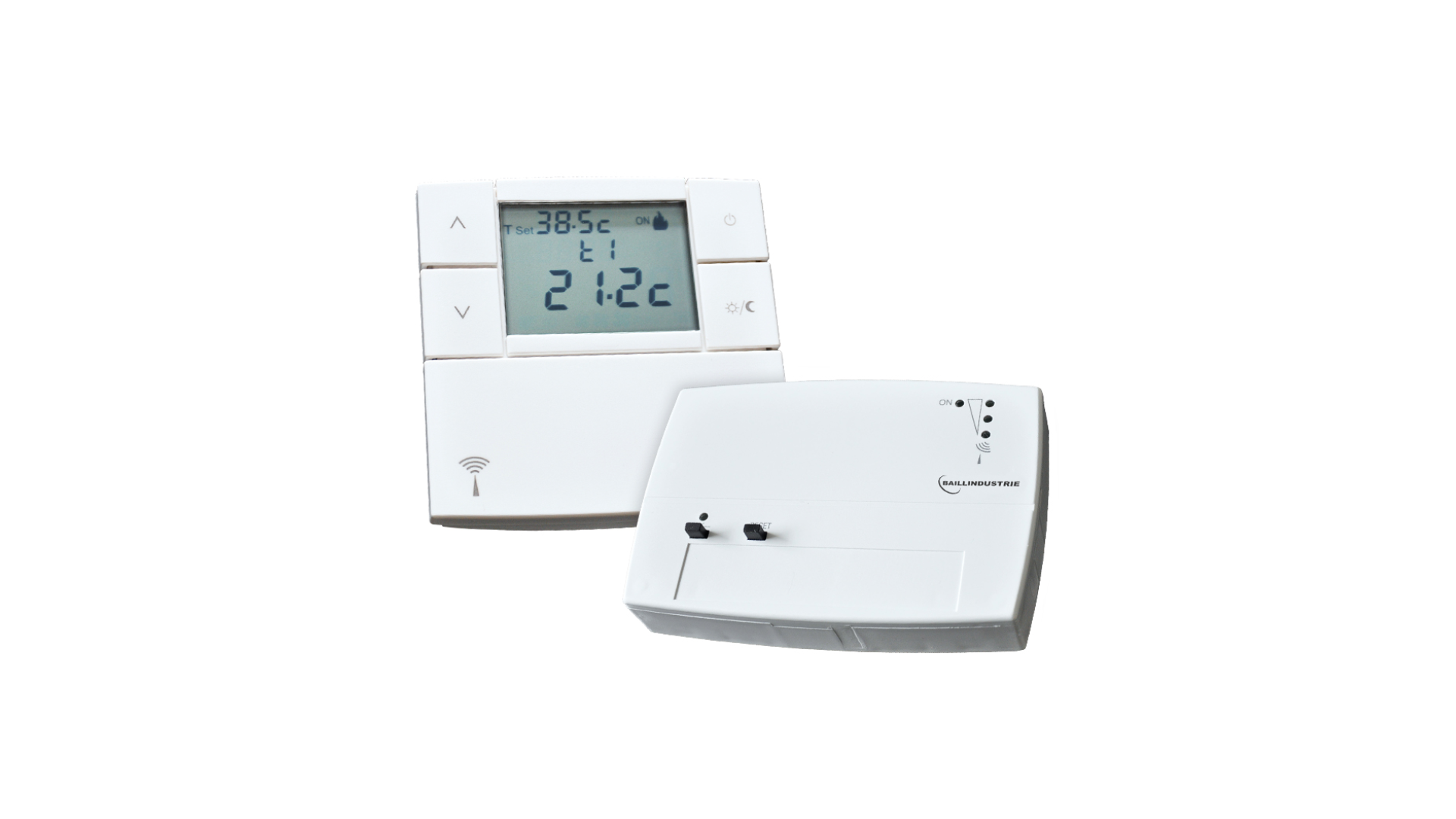 Thermostat digital RADIO été/hiver avec récepteur - BAILLINDUSTRIE