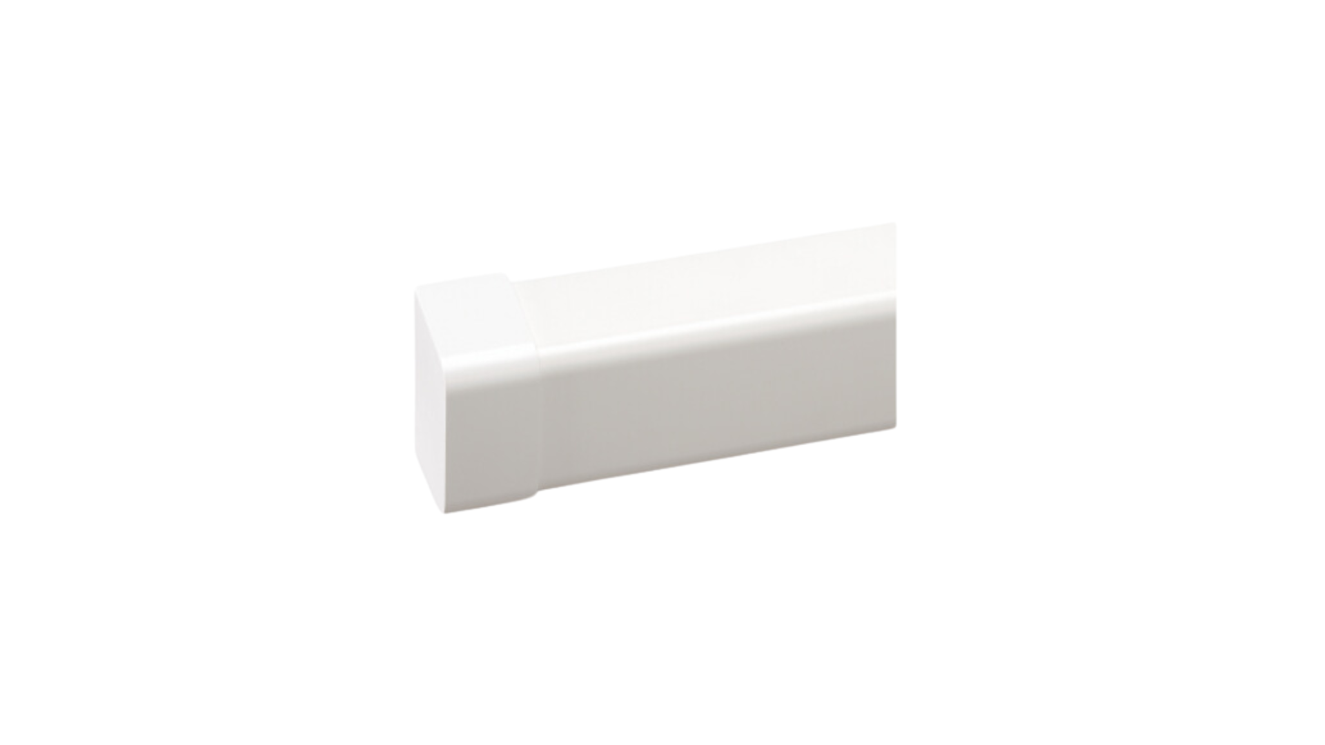 Bouchon terminal blanc 80x60 (carton de 9 pièces)