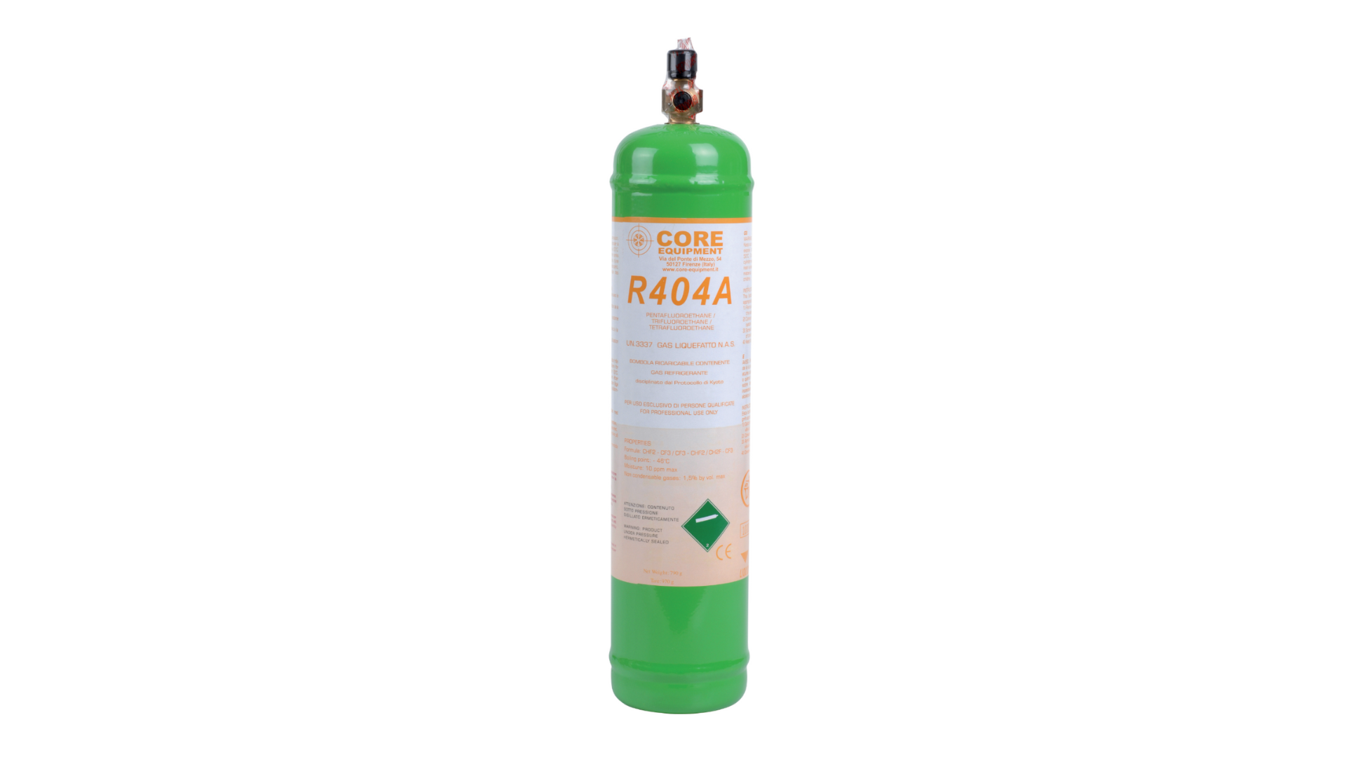 Bouteille réfrig. R404 800 GR