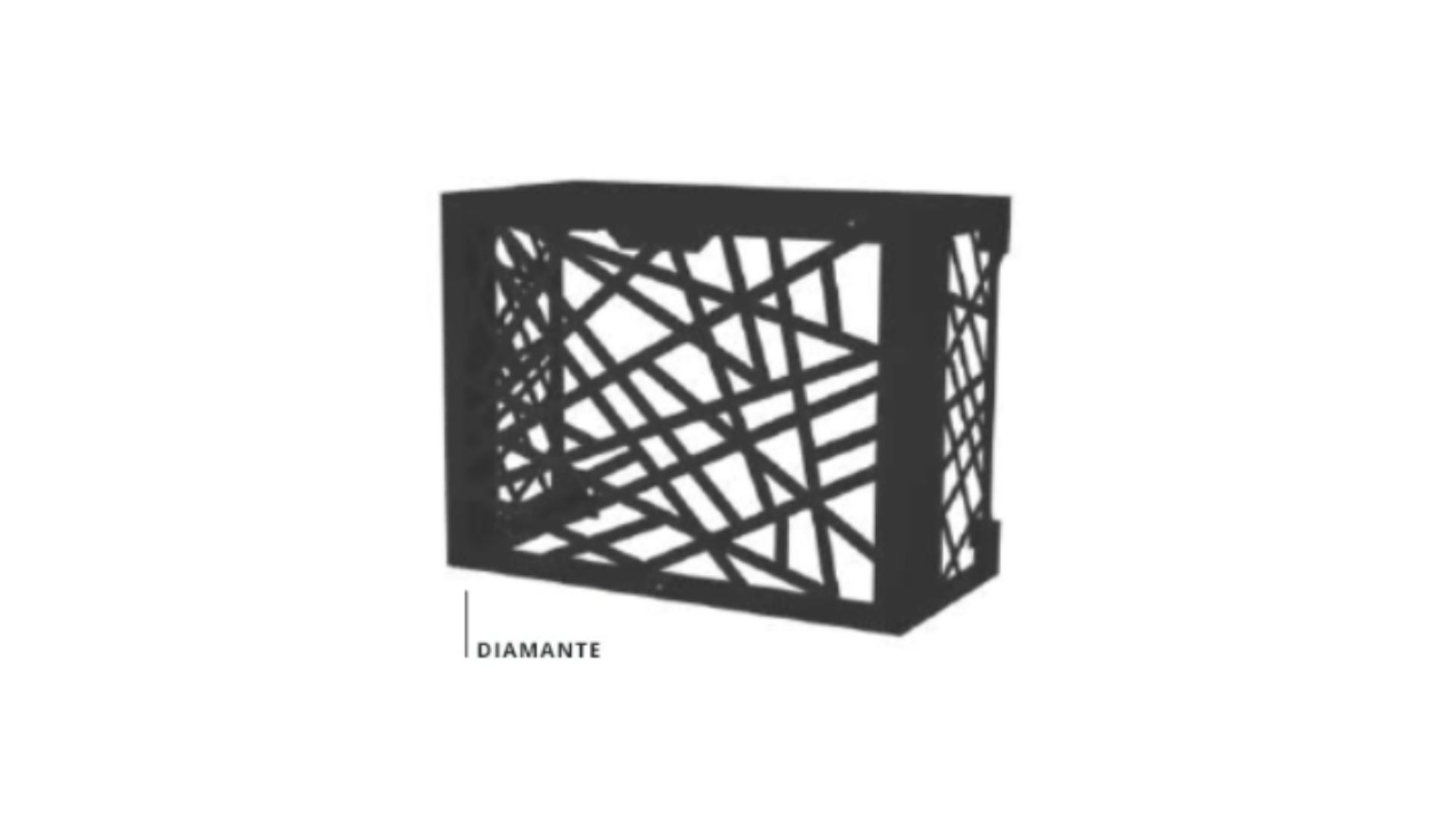 Cache clim acier galvanisé model Diamante Taille L - noir - ASPEN PUMPS