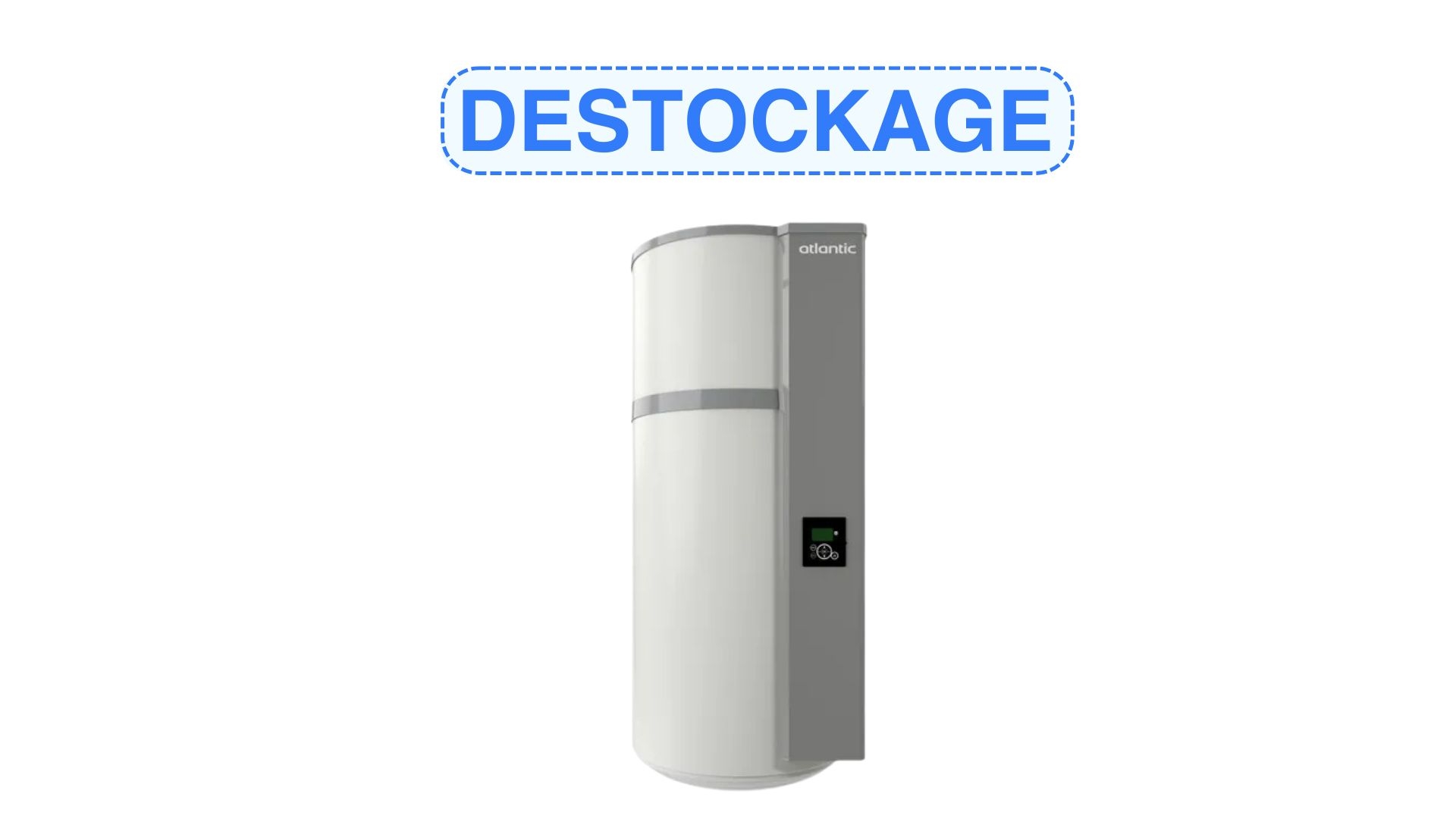 Chauffe-eau thermodynamique Calypso connecté vertical mural 150L - ATLANTIC