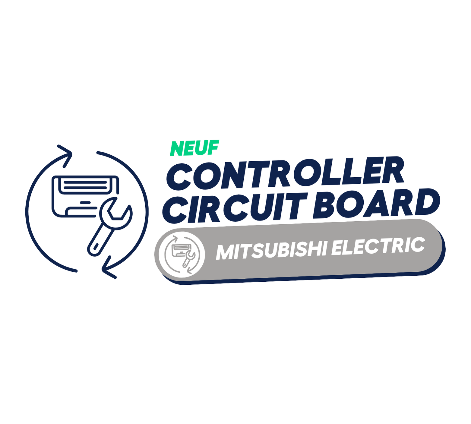 T7WF27315 CONTROLLER CIRCUIT BOARD - PUHZ-ZRP125VKA/ PUHZ-ZRP140VKA- MITSUBISHI ELECTRIC (neuf)
