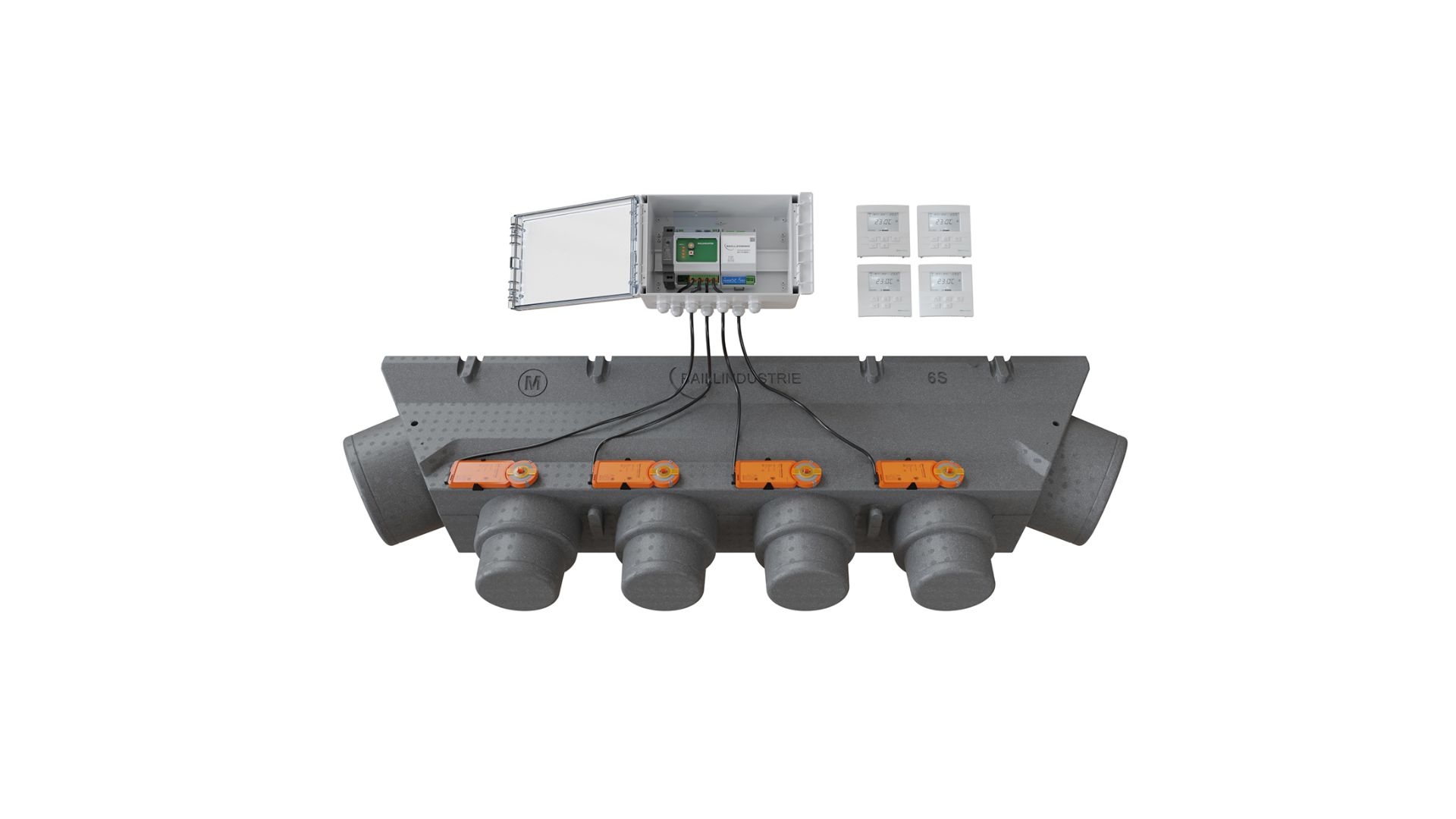 Régulation BAILLZONING  - PACK DE REGULATION à 4 ZONES - BAILLINDUSTRIE