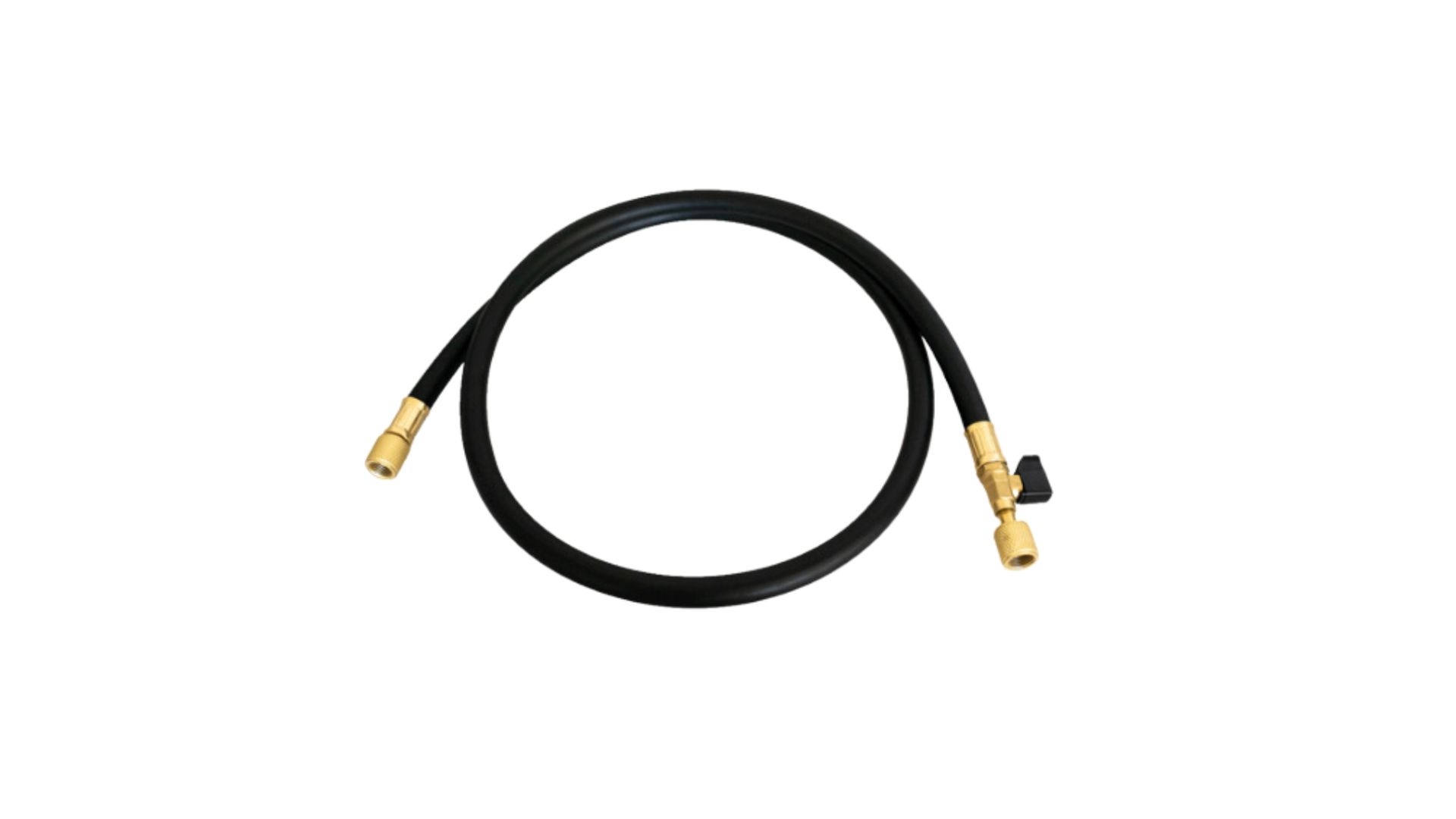 Flexible de charge 150 cm avec vanne (3/8"-3/8"), noir pour VMG4  - TEDDINGTON