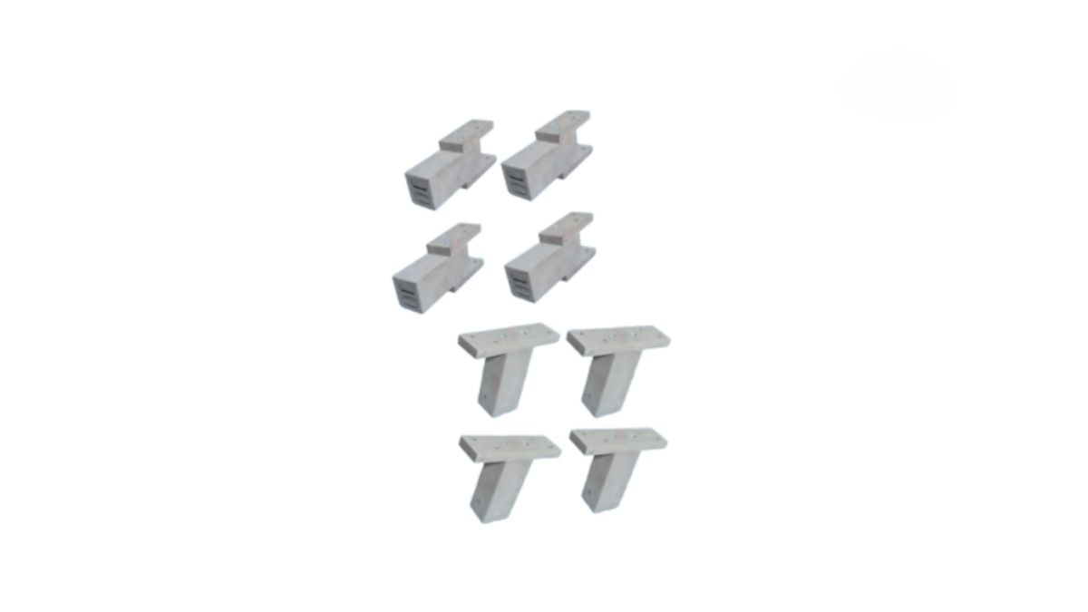 Kit rallonges cache climatisation Blanc