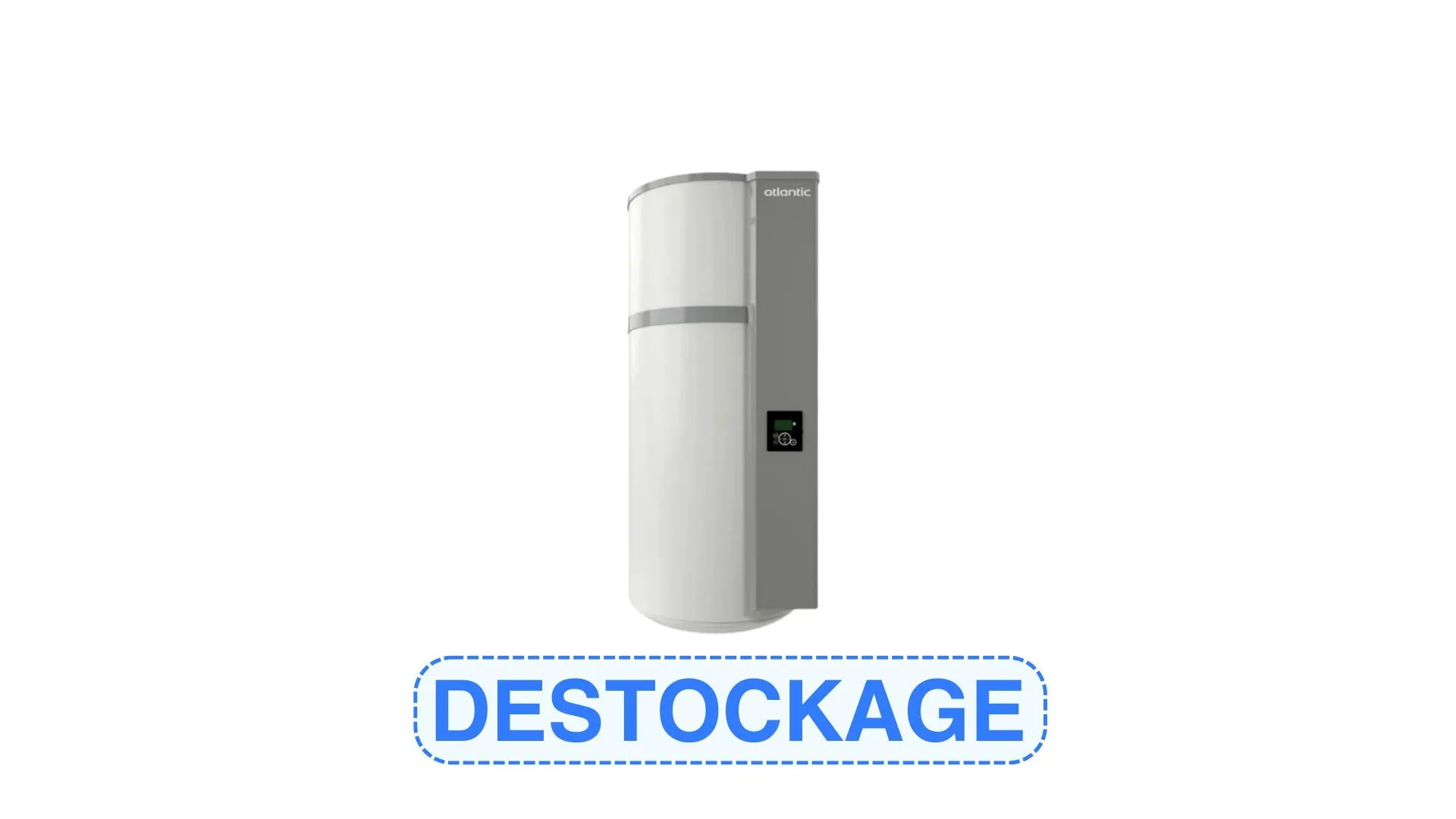 Chauffe-eau thermodynamique Calypso connecté vertical mural 150L - ATLANTIC