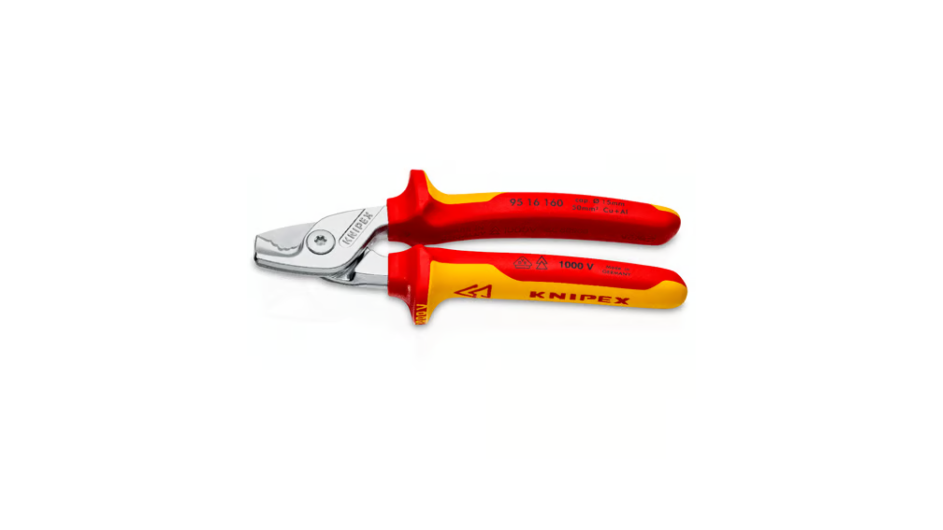 Coupe-câbles isolées par gaines bi-matière StepCut - KNIPEX