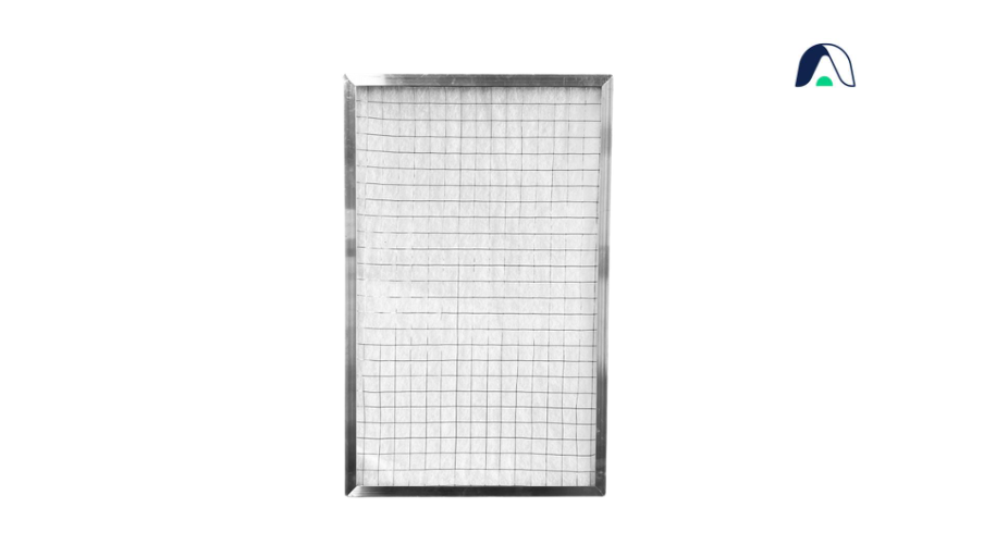 Porte filtre + filtre pour grille de reprise 500x400