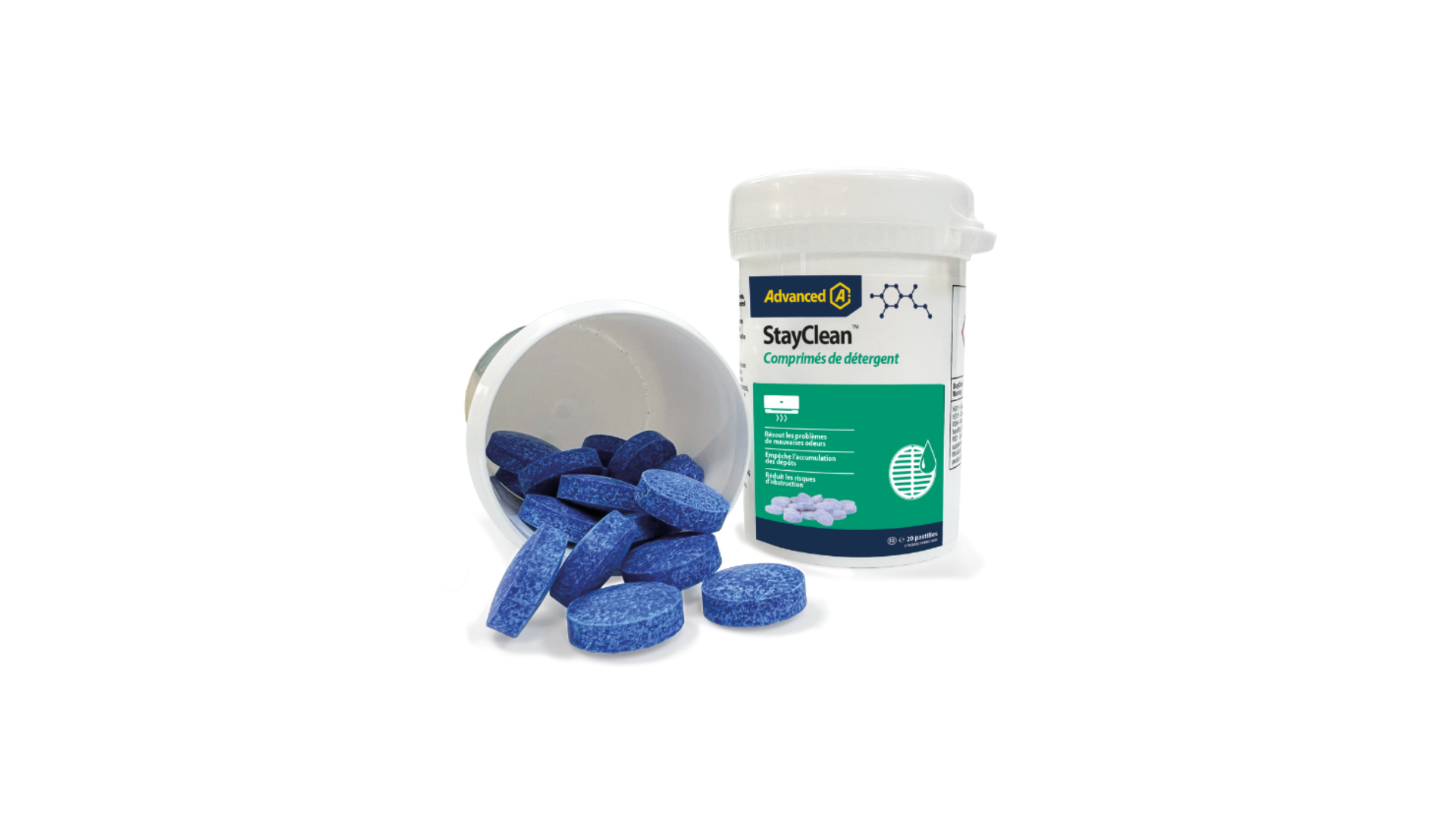 Stayclean  Comprimés Détergents  (20pcs) - ADVANCED