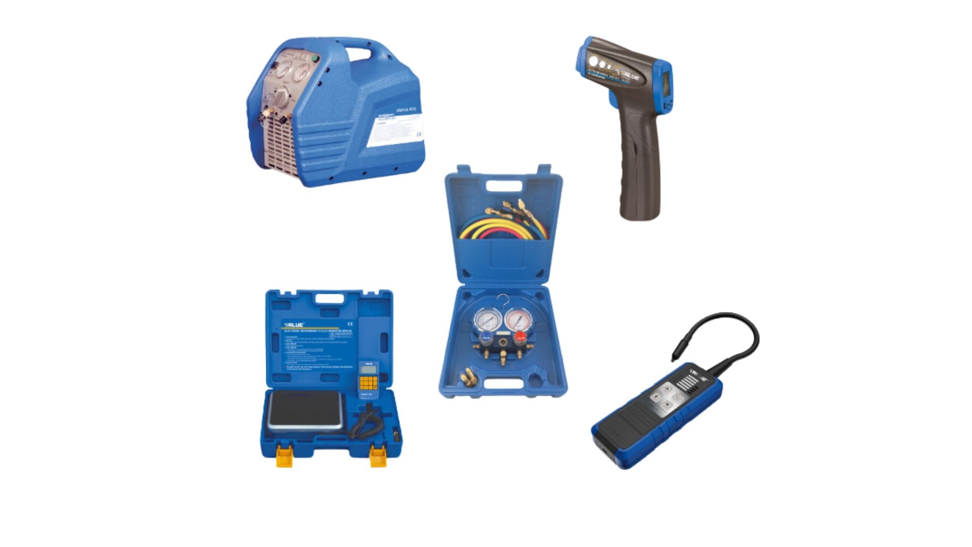 Kit outillage pour Attestation de Capacité avec VRR12N, VES100A, VML1, VMG2R410AA et TF-VIT300S - VALUE