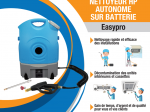 Nettoyeur haute pression autonome sur batterie Easypro. ESY05006
